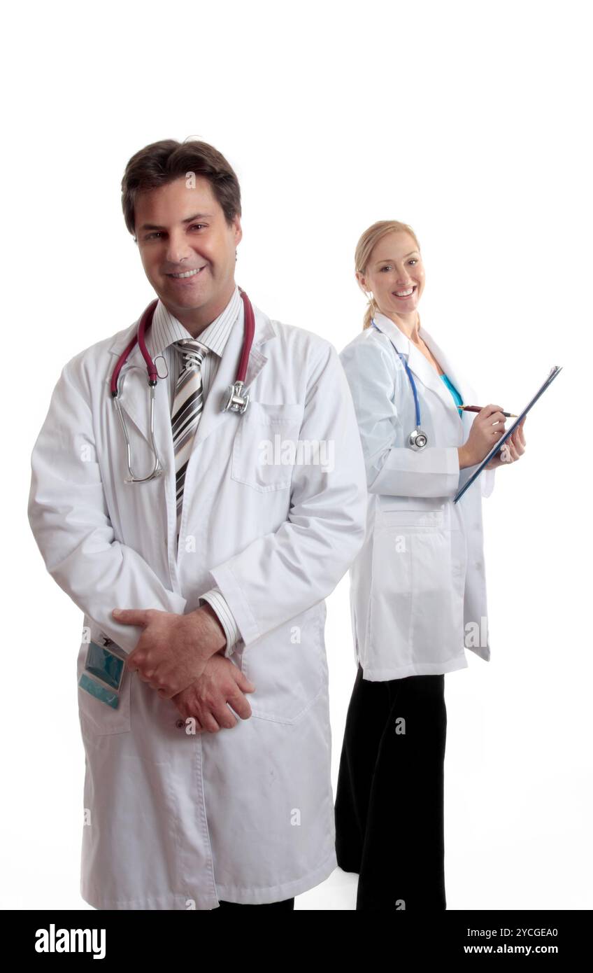 Médecins soignants ou professionnels de la santé Banque D'Images