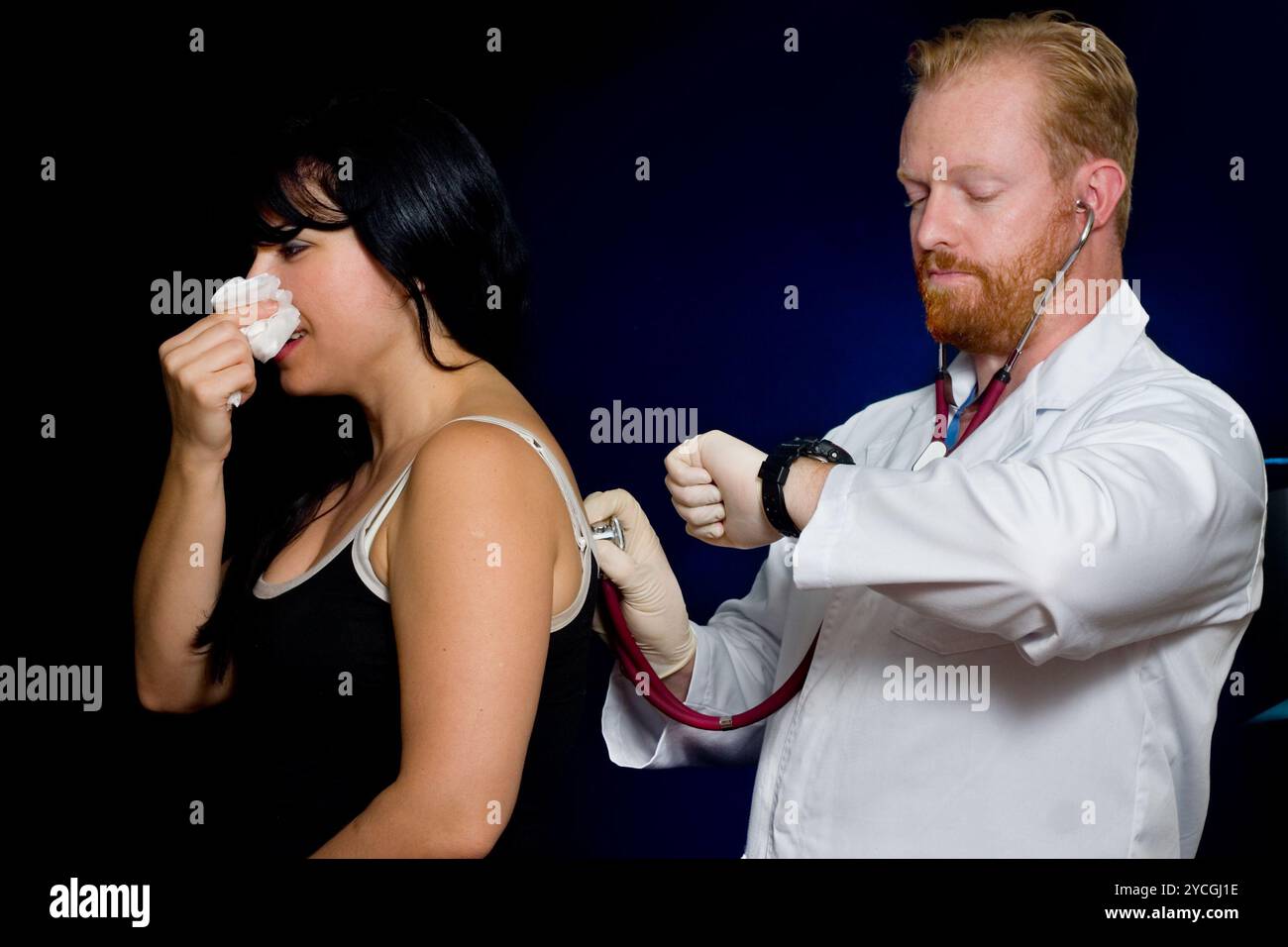 Bilan de santé du patient Banque D'Images