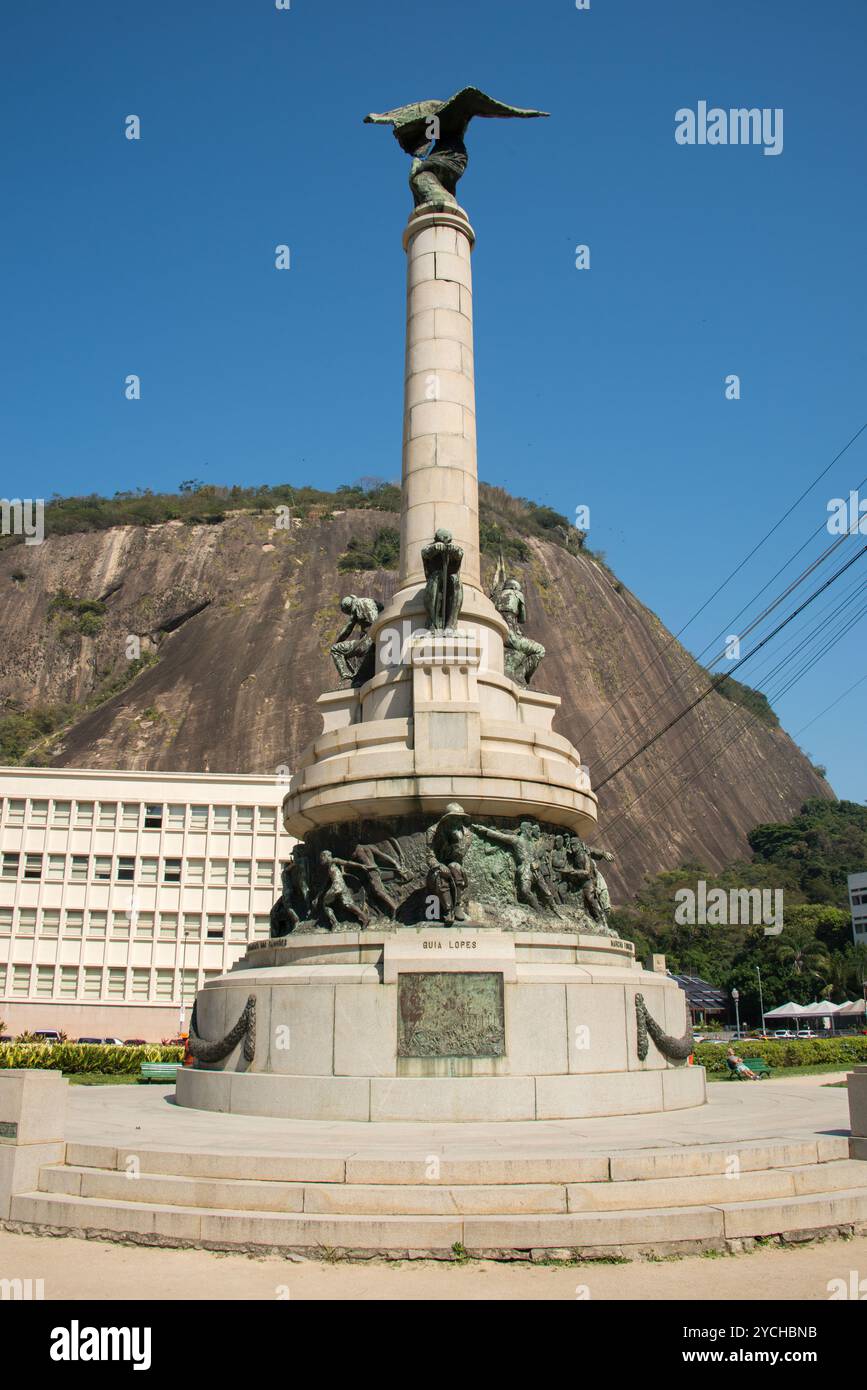 Monument AOS Heróis de Laguna e Dourados, Rio de Janeiro, Brésil Banque D'Images
