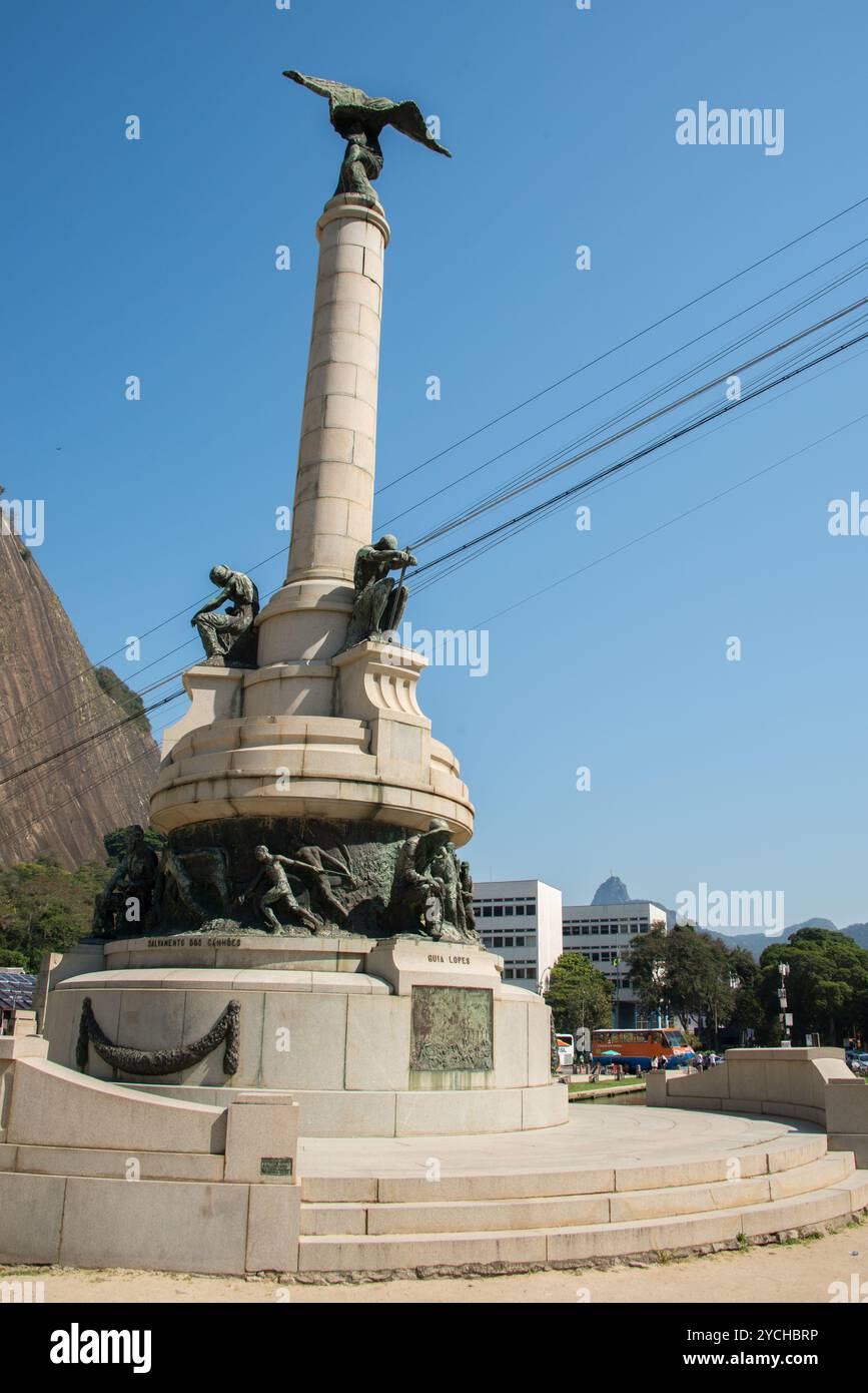 Monument AOS Heróis de Laguna e Dourados, Rio de Janeiro, Brésil Banque D'Images