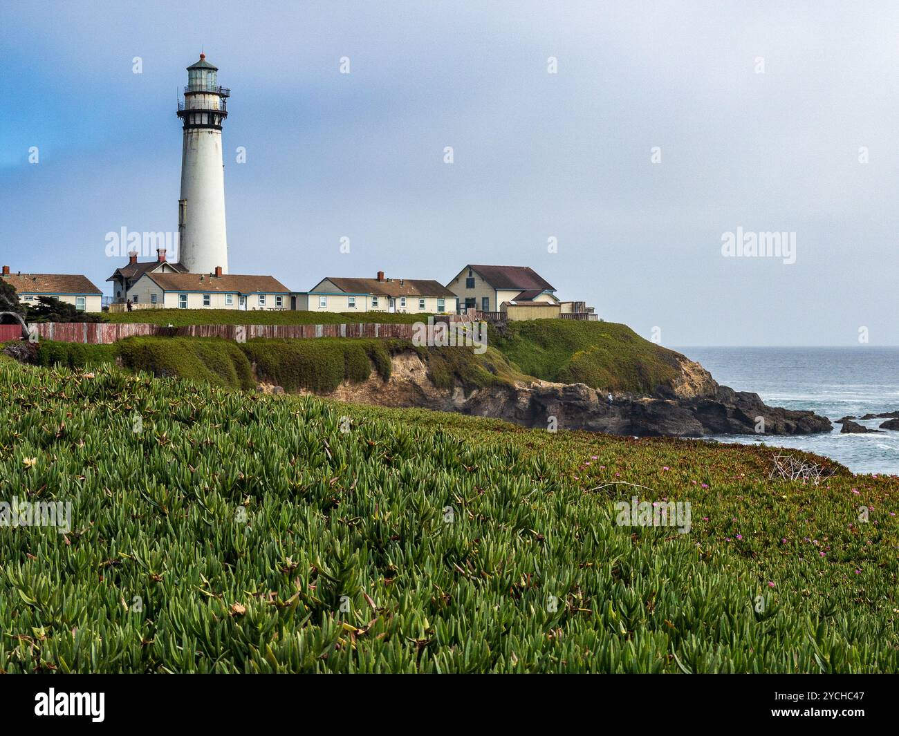 Site historique national du phare de Pigeon point près de Pescadero, Californie Banque D'Images