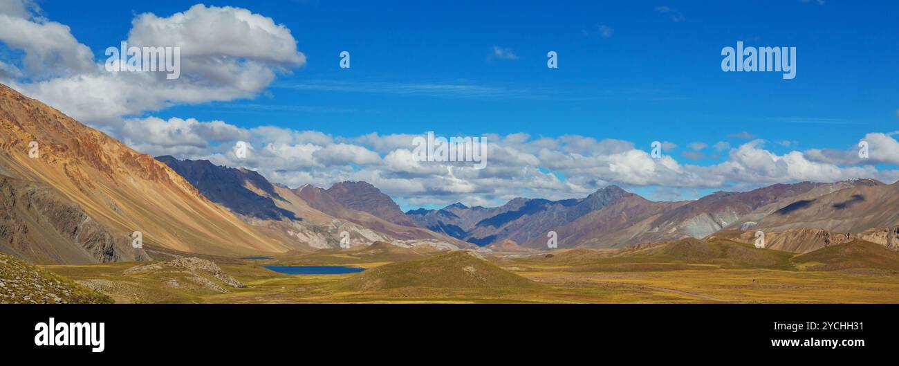 Paysages de montagne étonnants dans la Valle Hermosa, Argentine, Amérique du Sud Banque D'Images