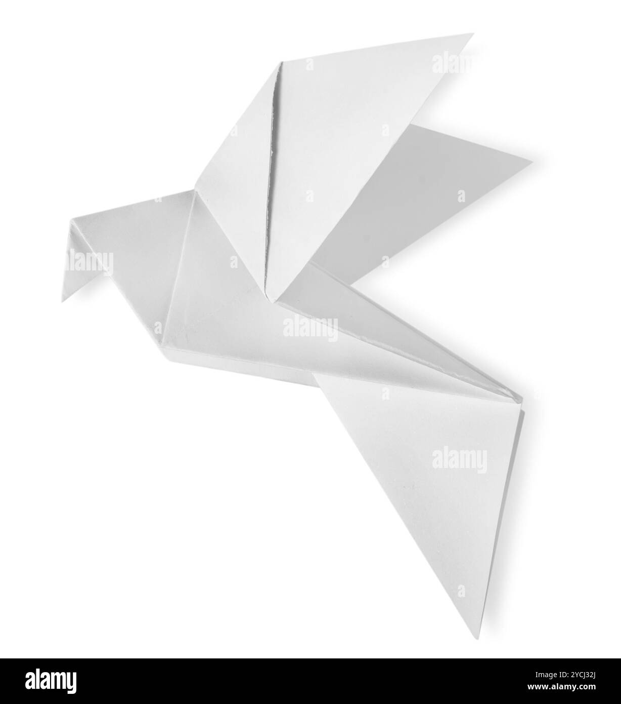 Papier d'oiseaux isolés Banque D'Images