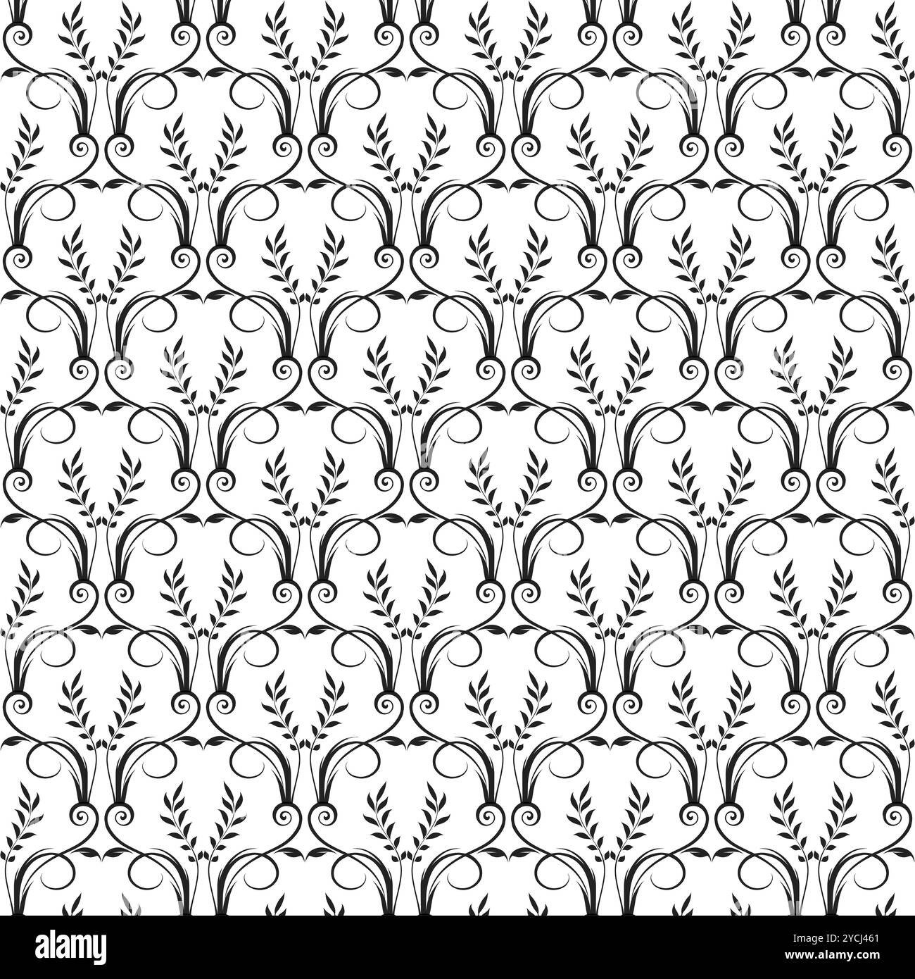 Motif floral transparent Banque D'Images