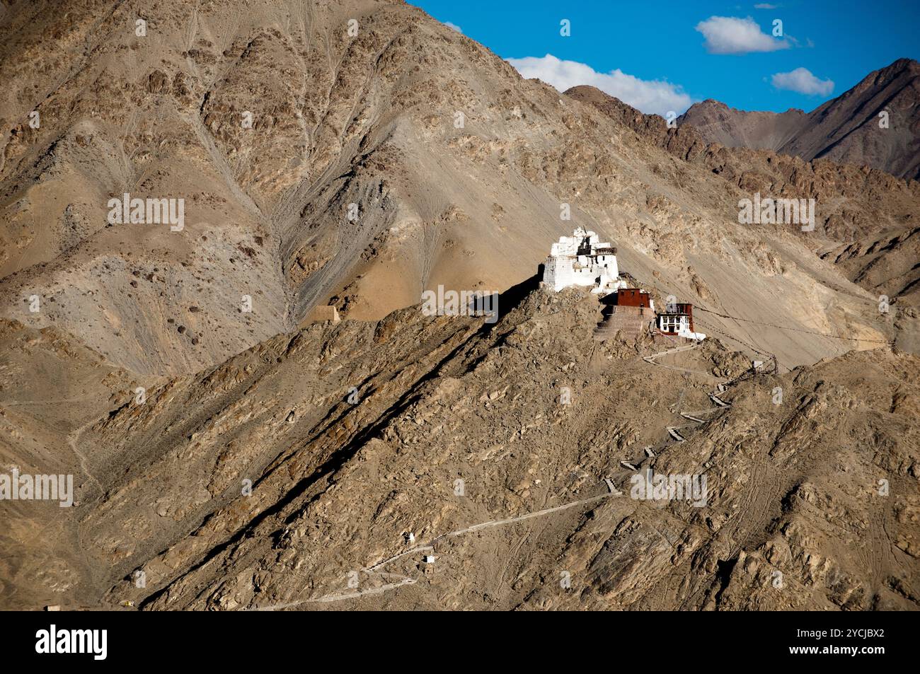 Monastère bouddhiste Namgyal tsemo. Leh. Inde Banque D'Images
