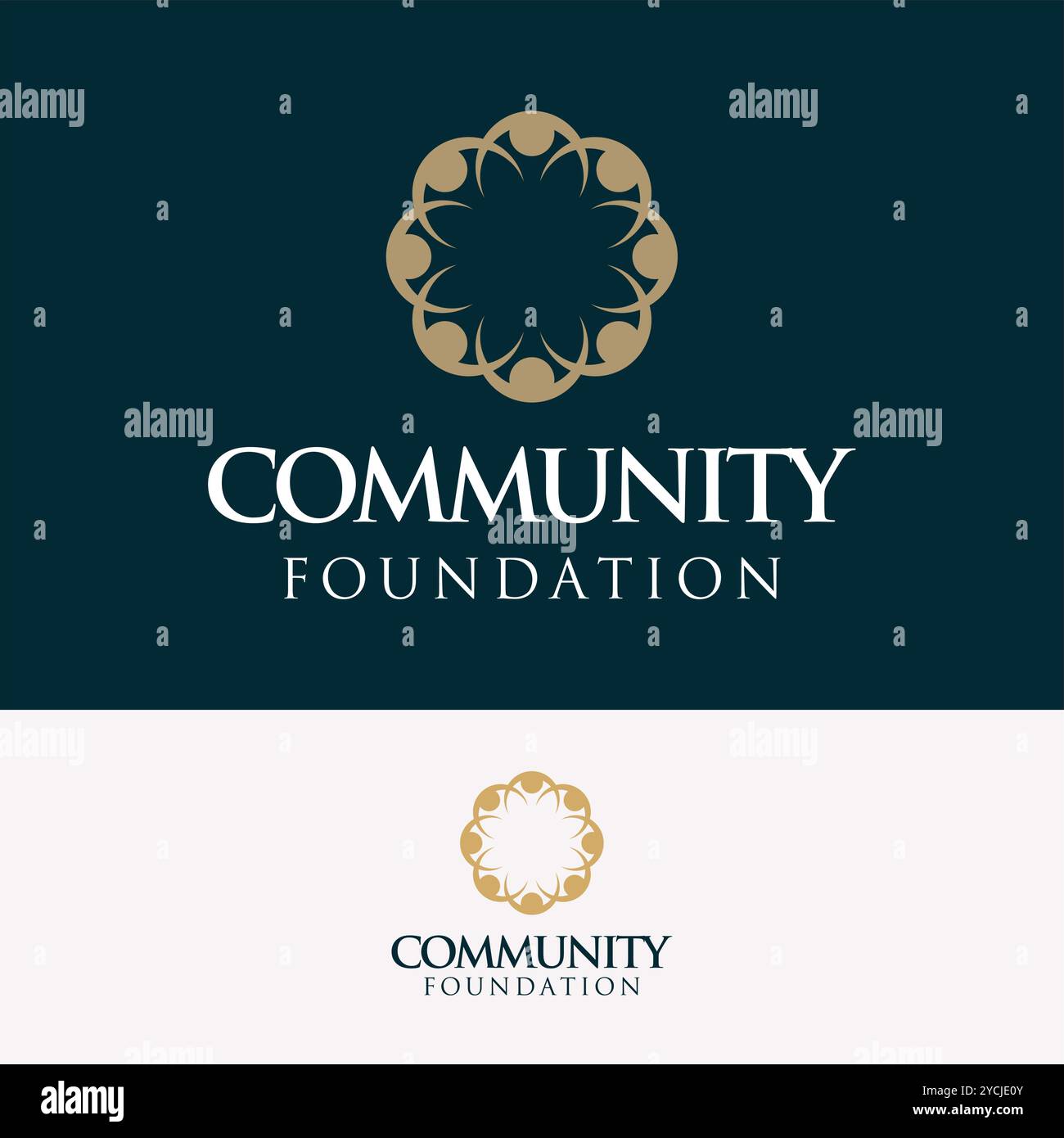 résumé modifiable de concepts de concepts de concepteur de logo d'entreprise Illustration de Vecteur