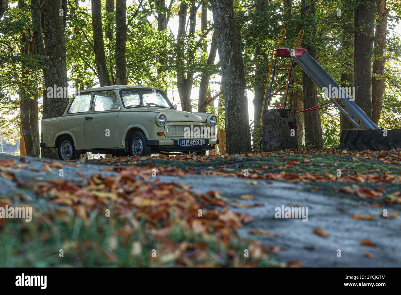 Ein Oldtimer, Trabant 601 S. Oldtimer AM 23.10.2024 à Siegen/Deutschland. VERWENDUNG NUR REDAKTIONELL *** Une voiture de collection, Trabant 601 S Oldtimer sur 23 10 2024 à Siegen Allemagne UTILISATION UNIQUEMENT ÉDITORIALE Banque D'Images