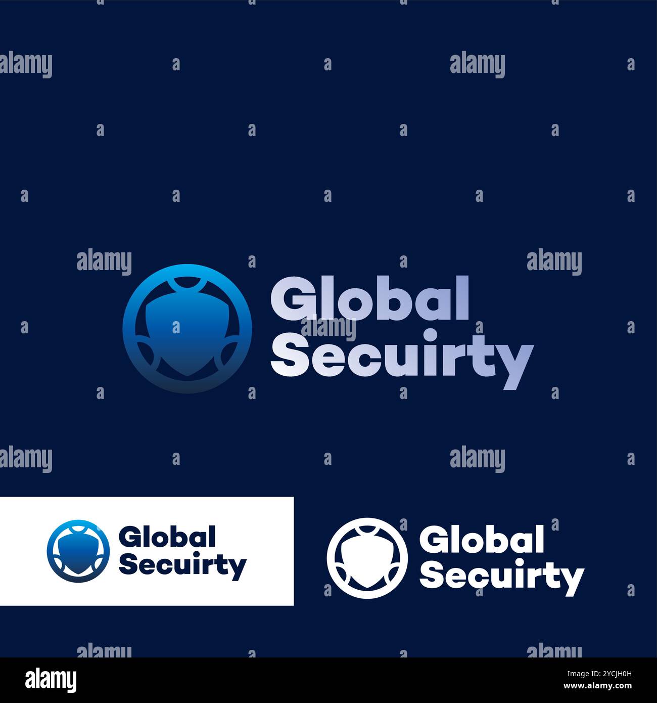 résumé modifiable de concepts de concepts de concepteur de logo d'entreprise Illustration de Vecteur