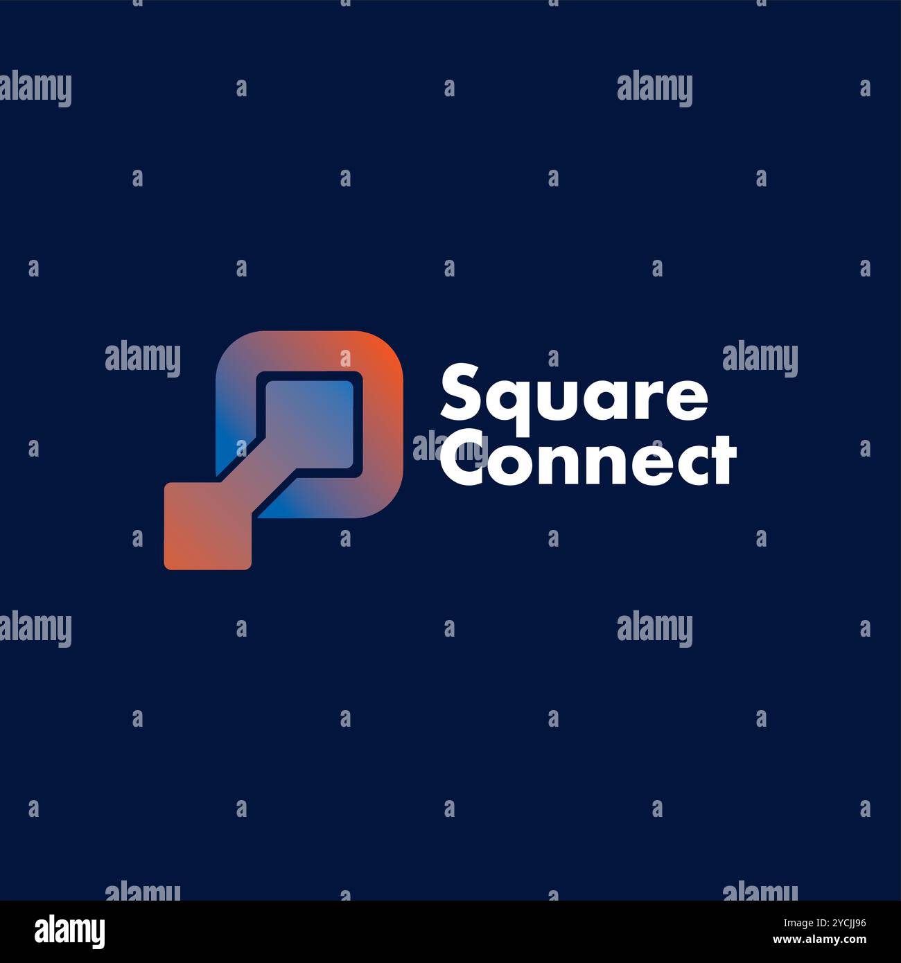 résumé modifiable de concepts de concepts de concepteur de logo d'entreprise Illustration de Vecteur