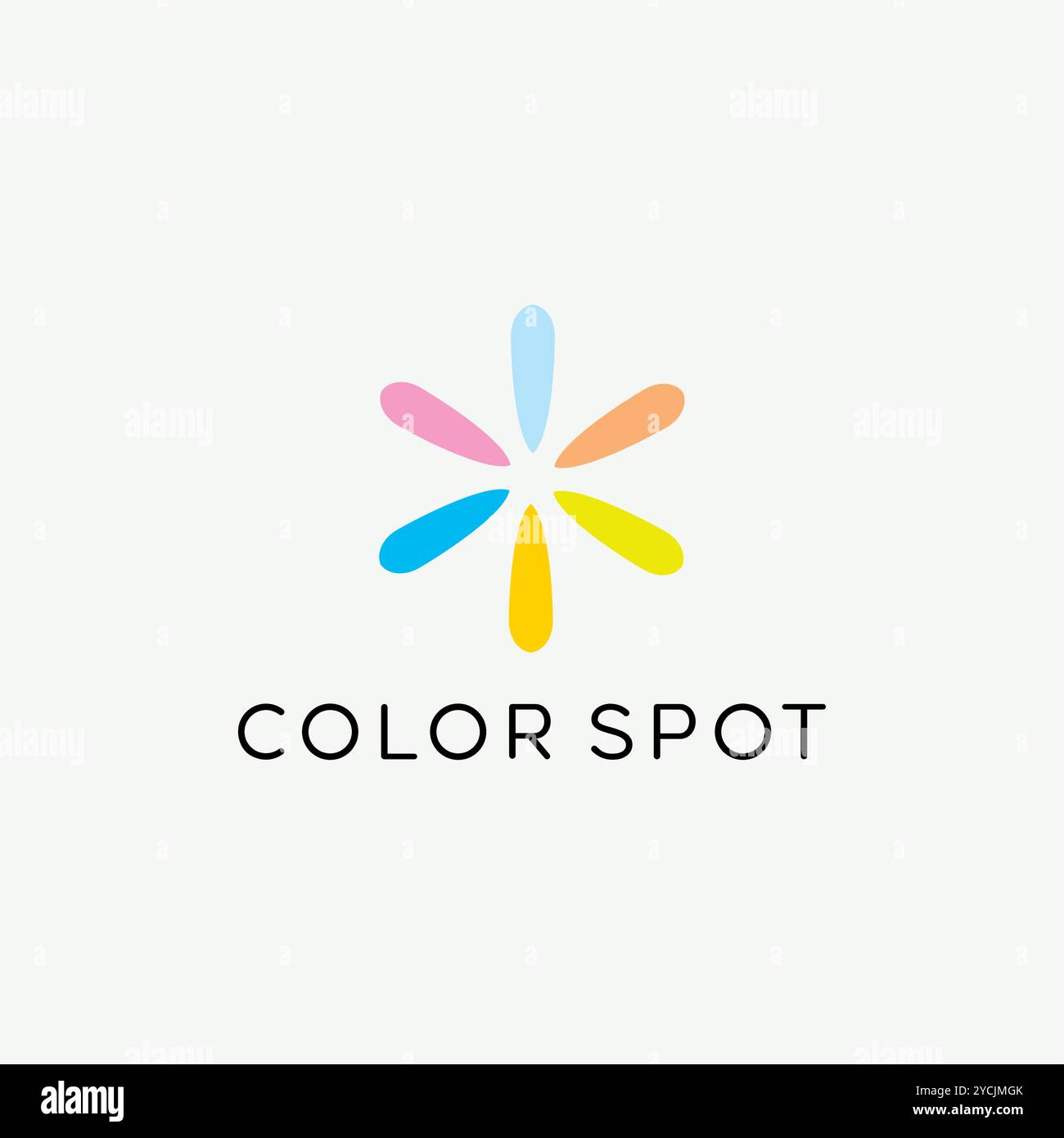 résumé modifiable de concepts de concepts de concepteur de logo d'entreprise Illustration de Vecteur