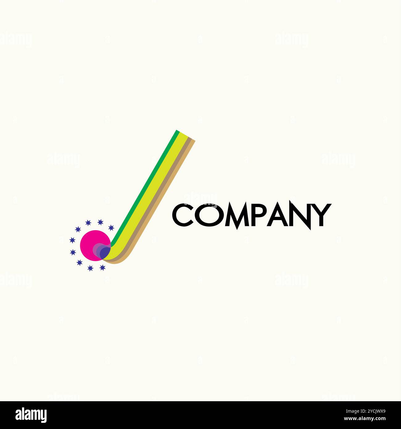 résumé modifiable de concepts de concepts de concepteur de logo d'entreprise Illustration de Vecteur