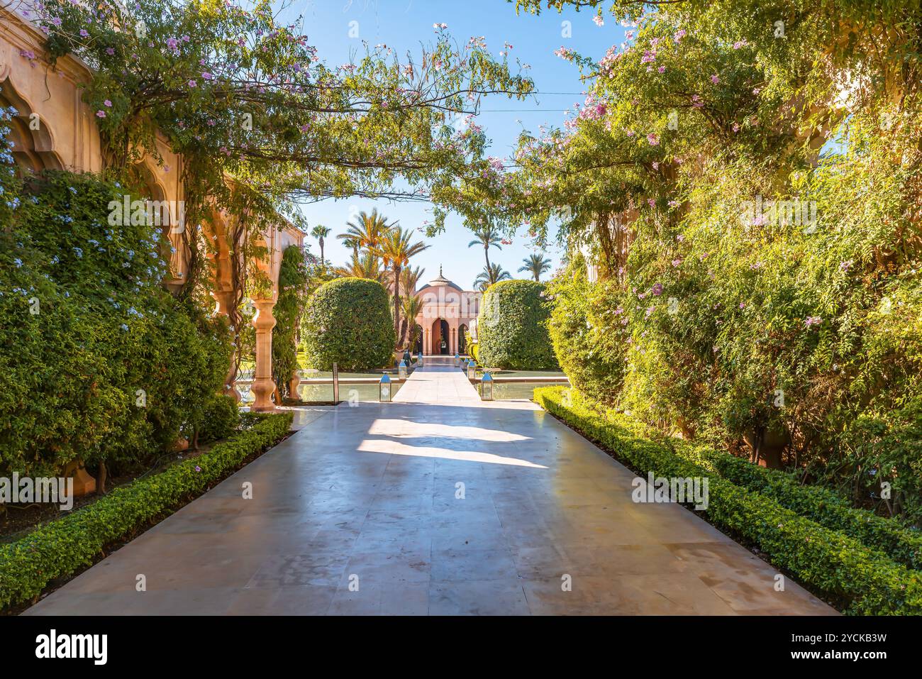 Namaskar Palace, hôtel de luxe et spa à Marrakech, Maroc Banque D'Images
