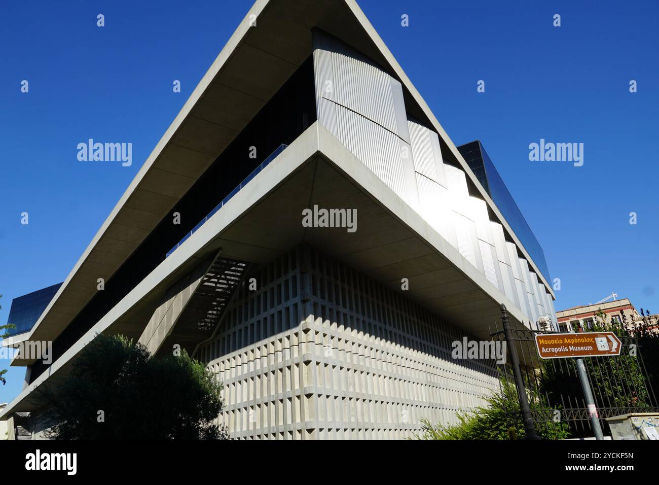 Athènes, Grèce, 18 octobre 2024. Superbe bâtiment contemporain du Musée de l'Acropole à Athènes en Grèce Banque D'Images