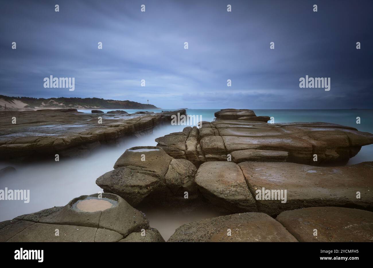 Soldiers Beach Seascape Banque D'Images