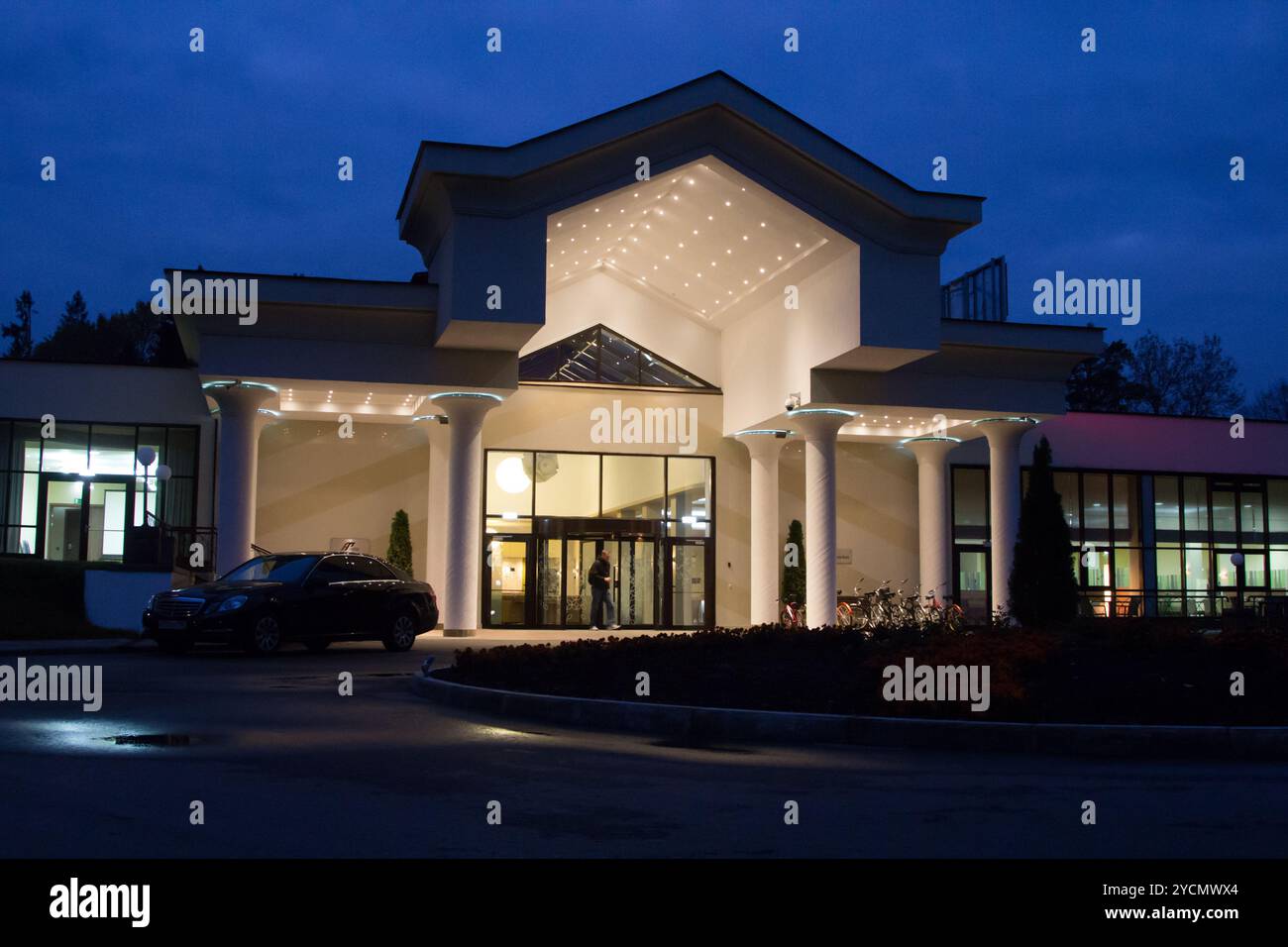 Entrée de l'hôtel Garden inn Banque D'Images
