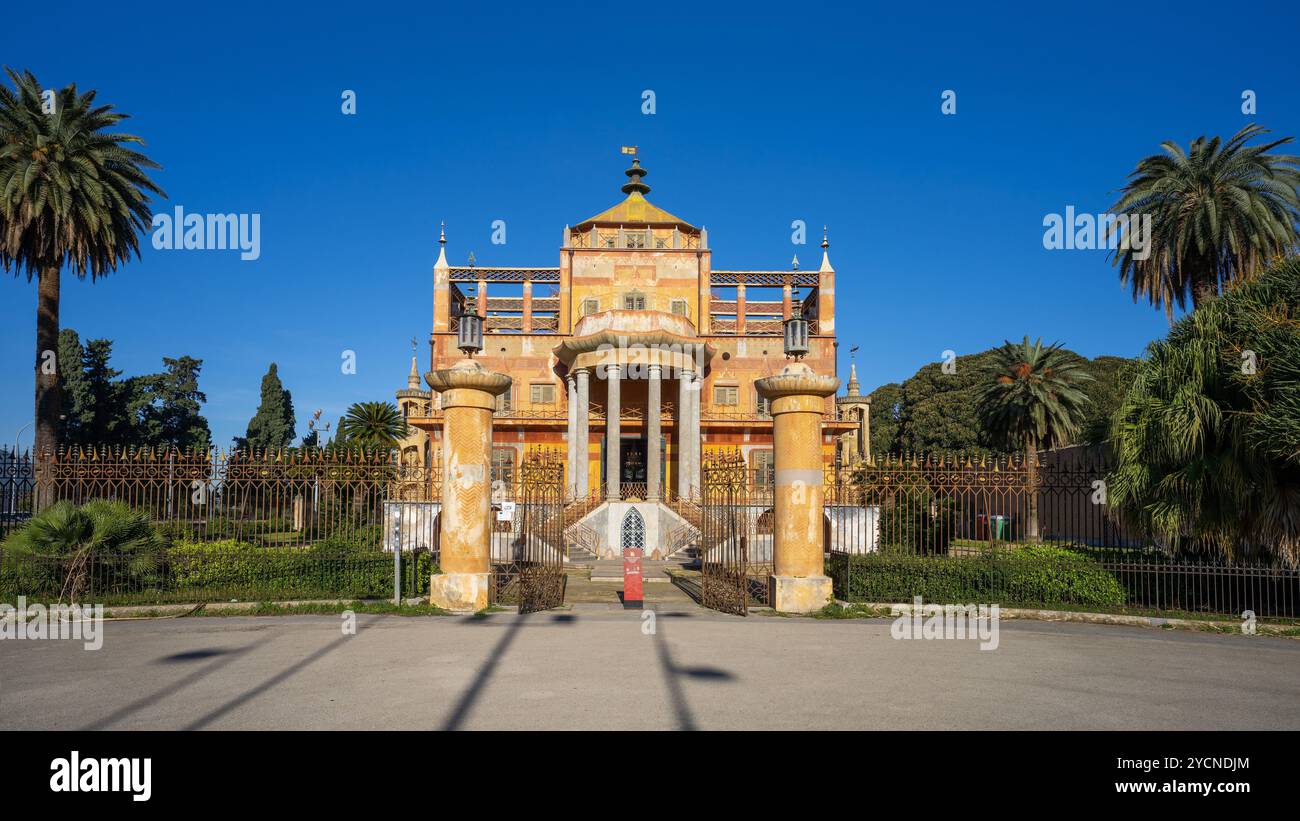 Manoir chinois, Palerme, Sicile, Italie Banque D'Images