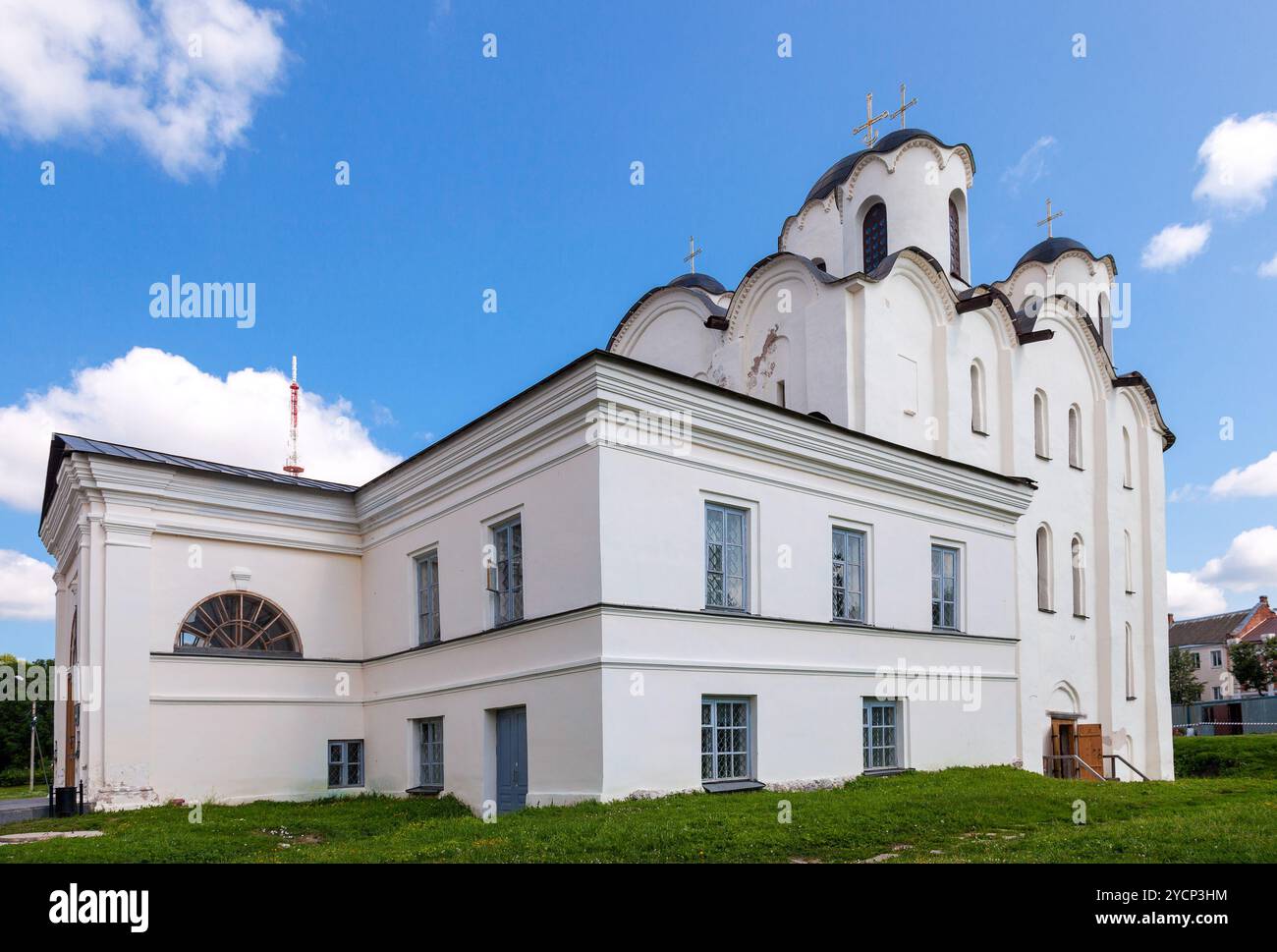 Cathédrale Saint-Nicolas à Veliky Novgorod un jour d'été. Fondée en 1113 Banque D'Images