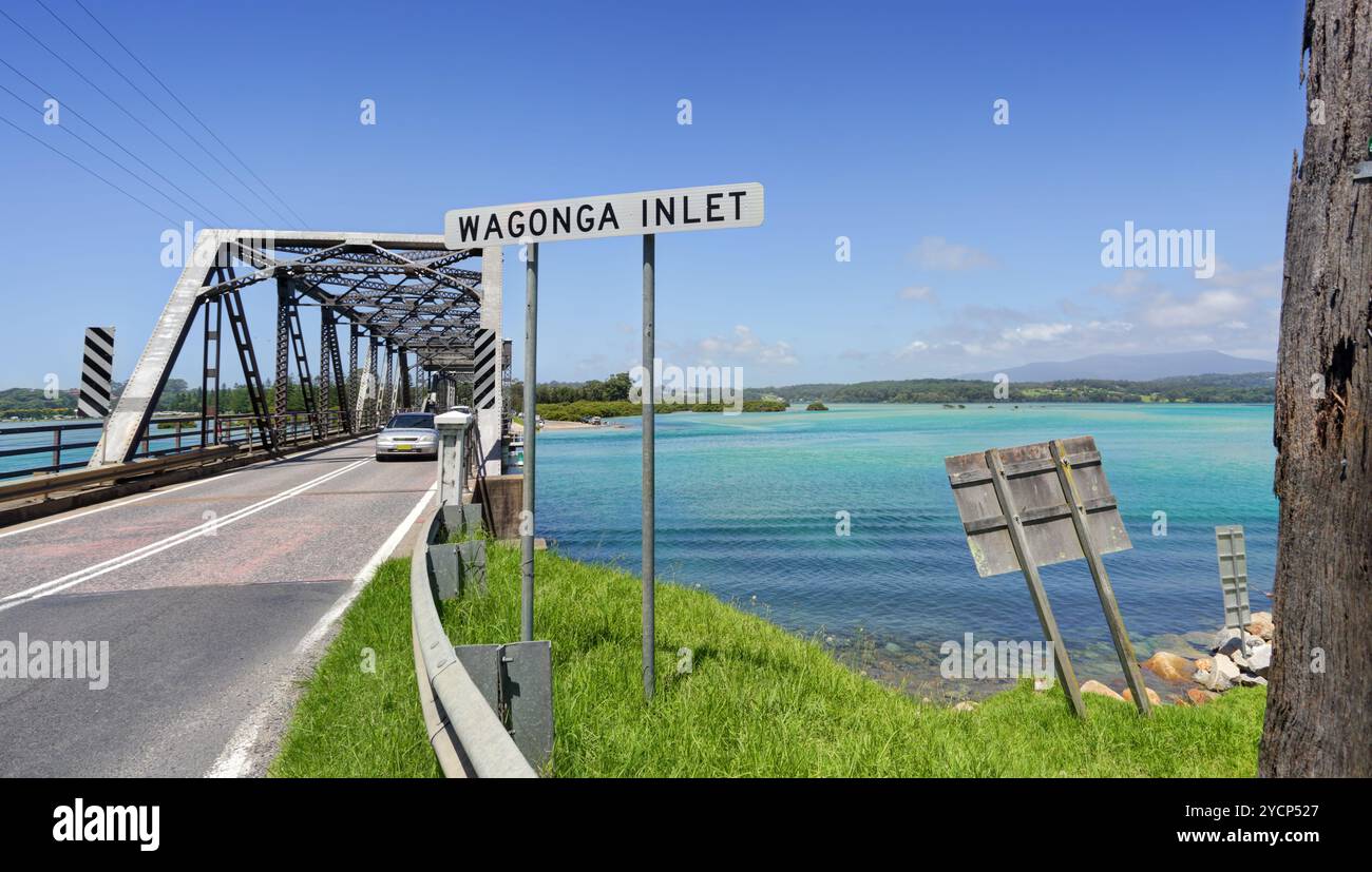 Wagonga Inlet à Narooma Banque D'Images
