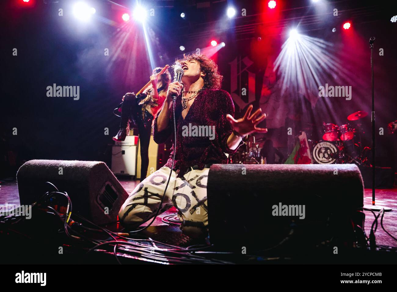 Milan, Barns Courtney se produit en concert lors du Grand Union Tour à fabrique. Sur la photo : Barns Courtney Banque D'Images