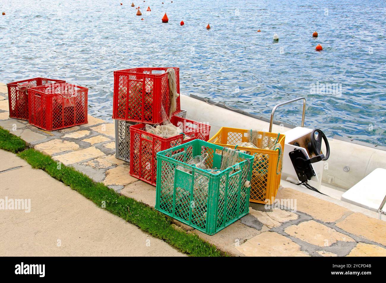 L'équipement de pêche Banque D'Images
