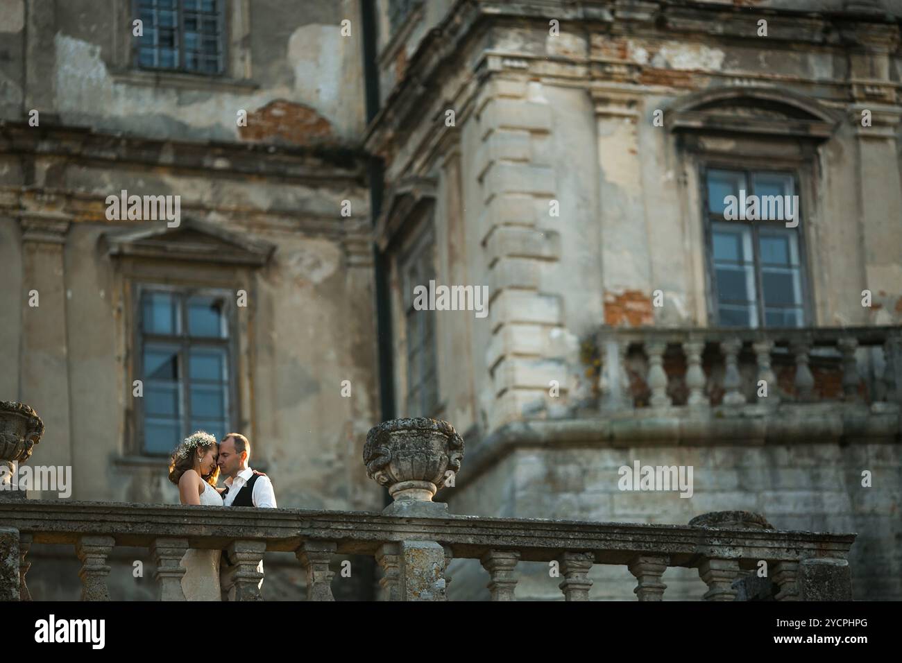 Beau couple posing Banque D'Images