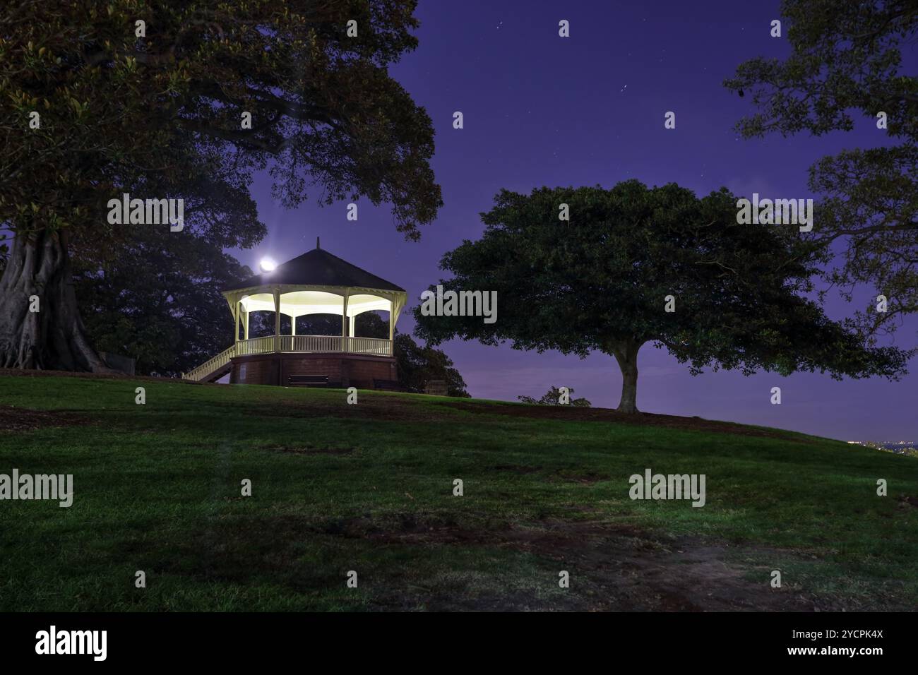 Moonshine à Observatory Hill Sydney Banque D'Images