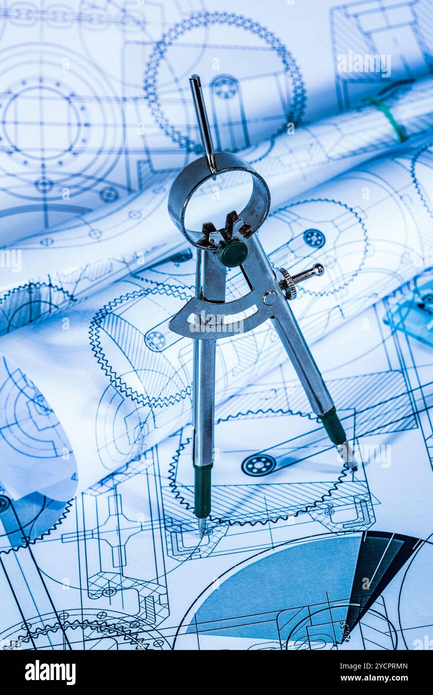 Dessins techniques Banque D'Images