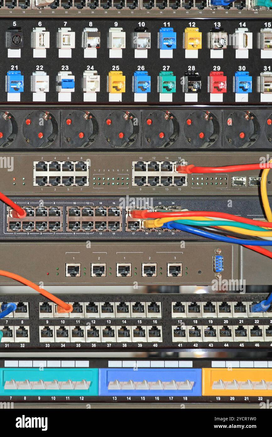 Switch réseau Banque D'Images