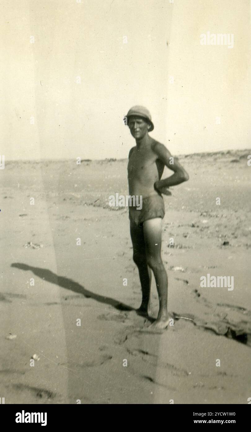 WW2 - seconde Guerre mondiale, Afrika Korps soldats allemands, près de Derna, Libye, Afrique, 1942 Banque D'Images