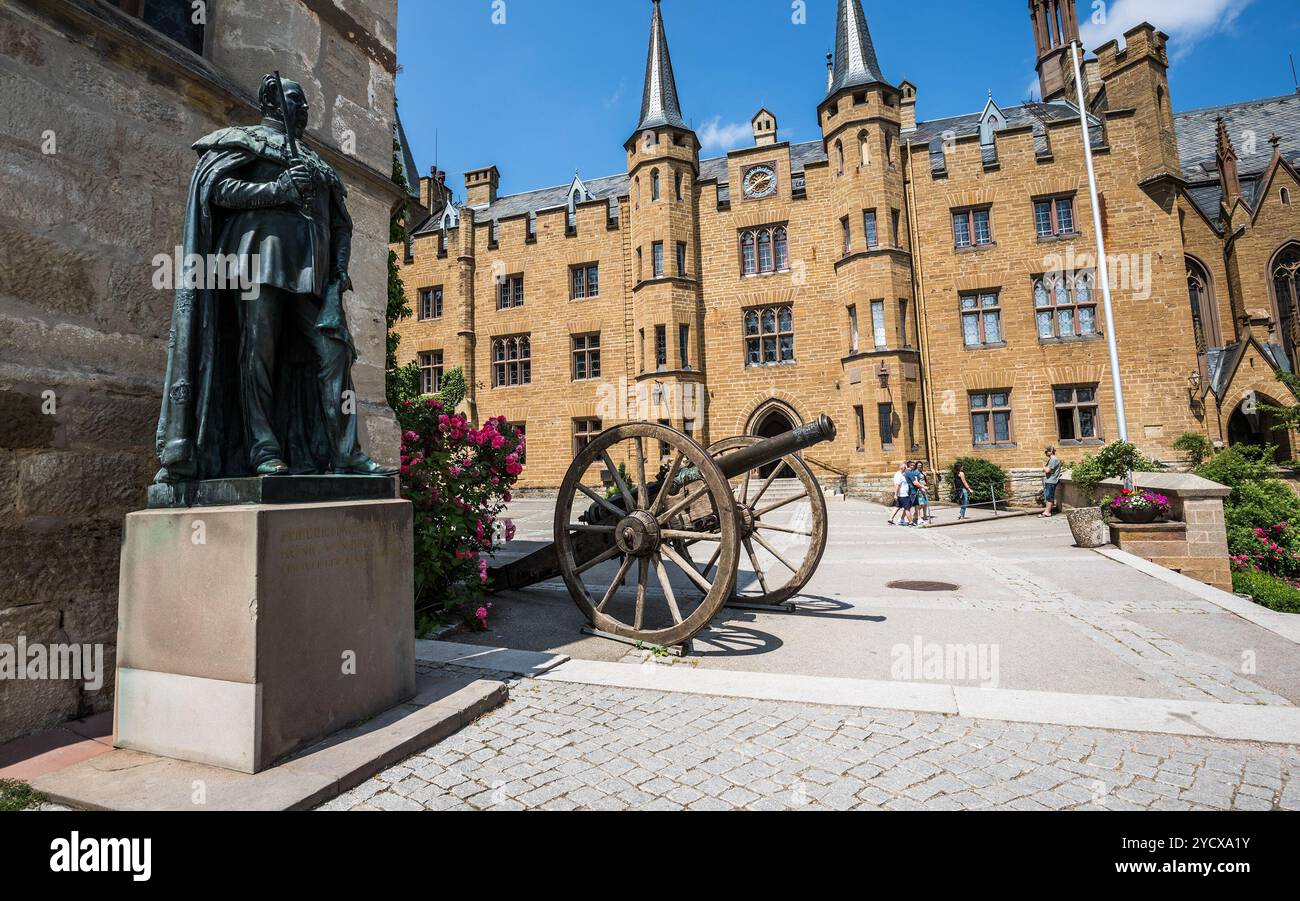 Château de Hohenzollern, Allemagne - 24 juin 2017 : le château de Hohenzollern (allemand : à propos de ce son Burg Hohenzollern) est l'ancestral Banque D'Images