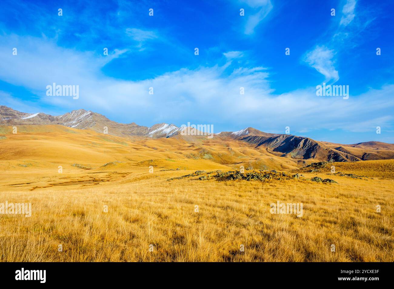 Montagnes dorées, Lagodekhi, Géorgie Banque D'Images