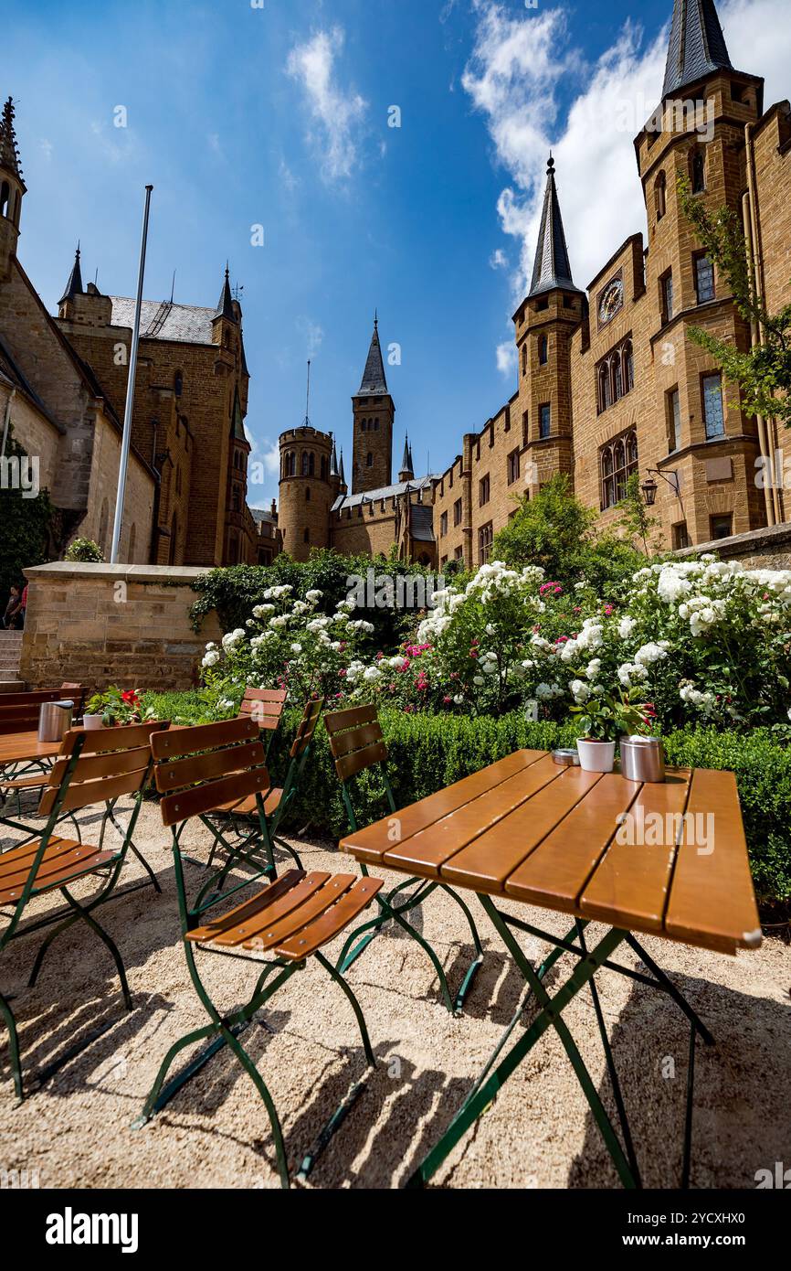 Château de Hohenzollern, Allemagne - 24 juin 2017 : le château de Hohenzollern (allemand : à propos de ce son Burg Hohenzollern) est l'ancestral Banque D'Images