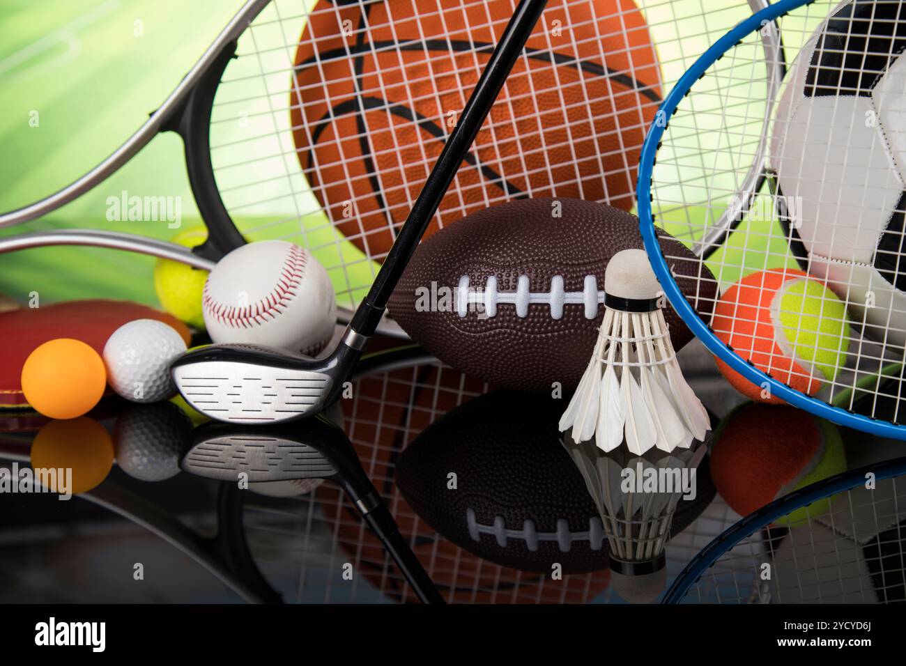 Groupe d'appareils de sport Banque D'Images