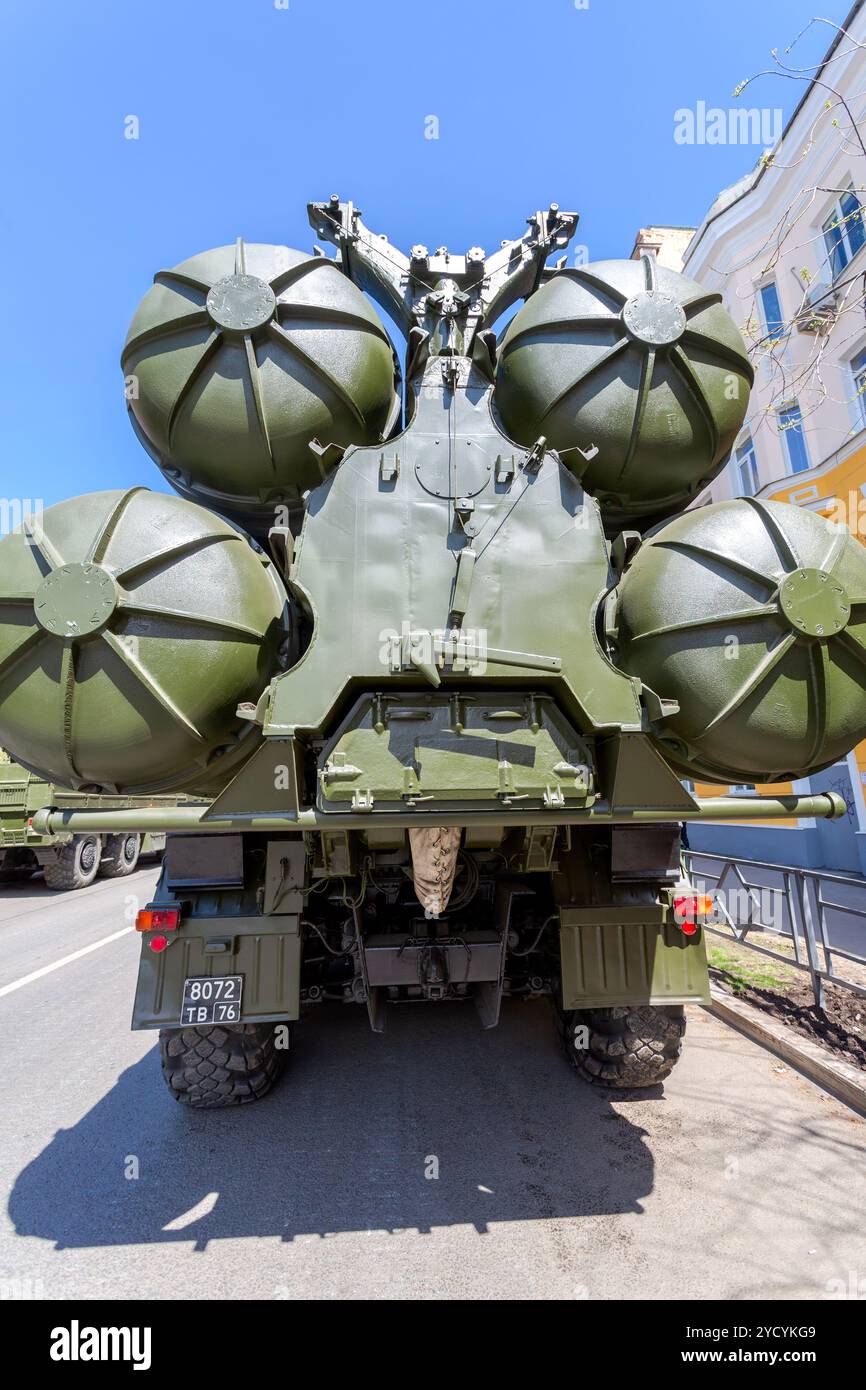 Système russe de missiles antiaériens (SAM) S-300 Banque D'Images