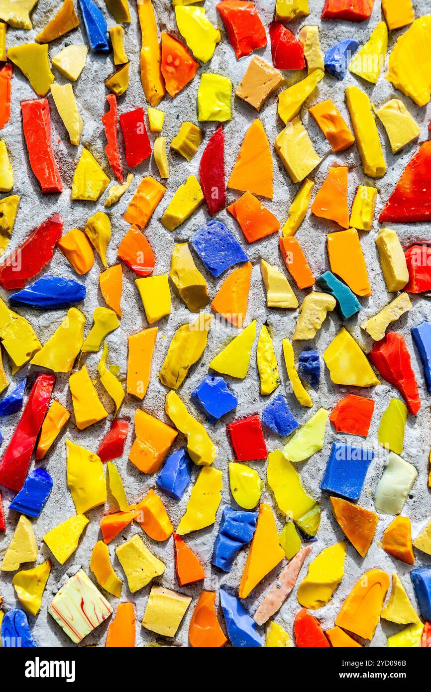 La texture de fond de mosaïques colorées Banque D'Images
