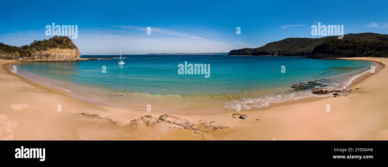 Plage de Maitland Bay panorama sur la côte centrale de l'Australie Banque D'Images