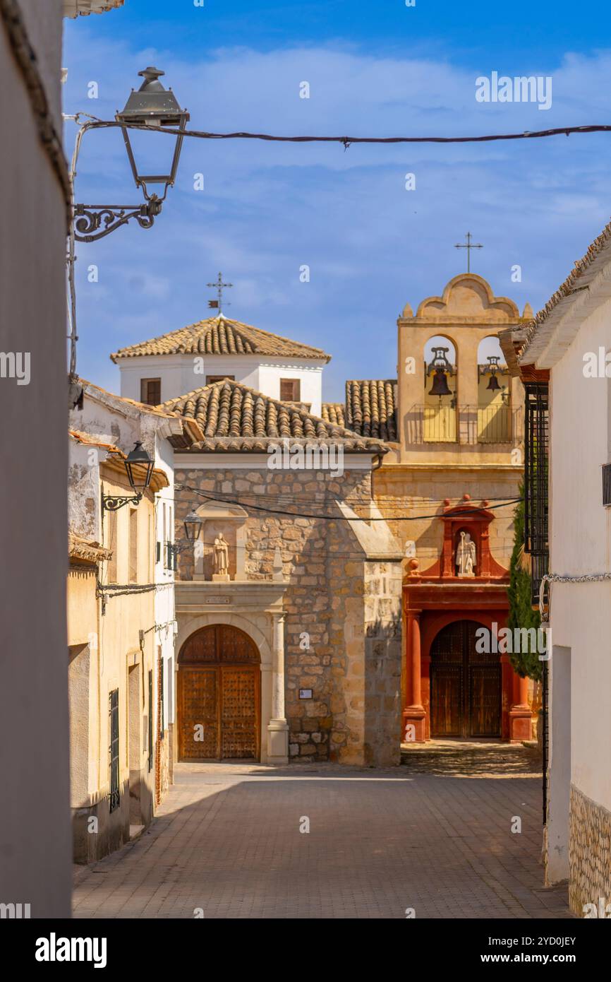 Couvent de Trinitarias Recoletas, El Toboso, Tolède, Castille-la Manche, Espagne Banque D'Images