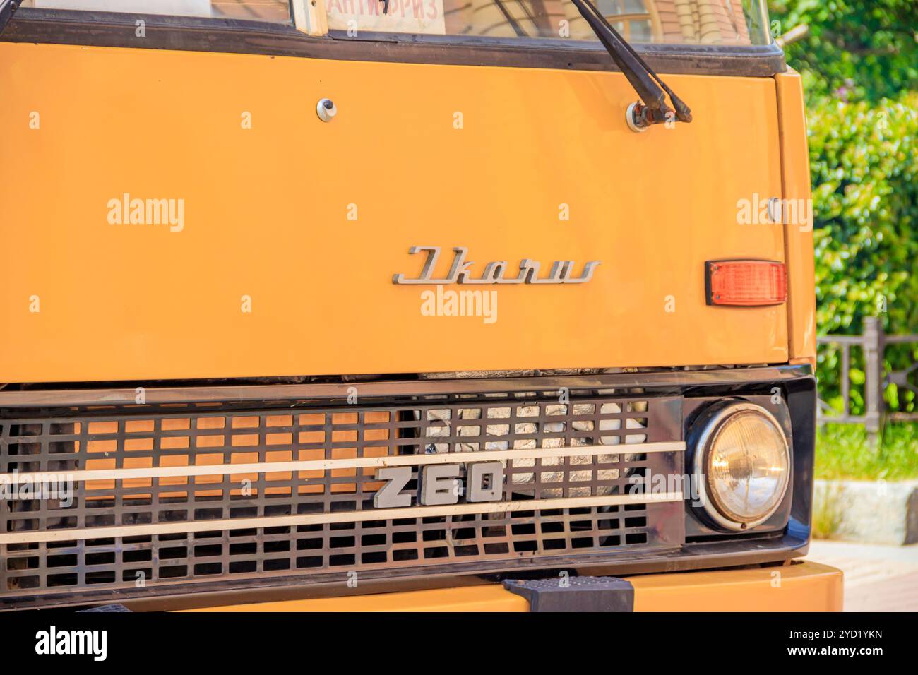 Exposition rétro d'un vieux véhicule à moteur. Vieux transport. Russie, Petersburg le 25 mai 2019 Banque D'Images