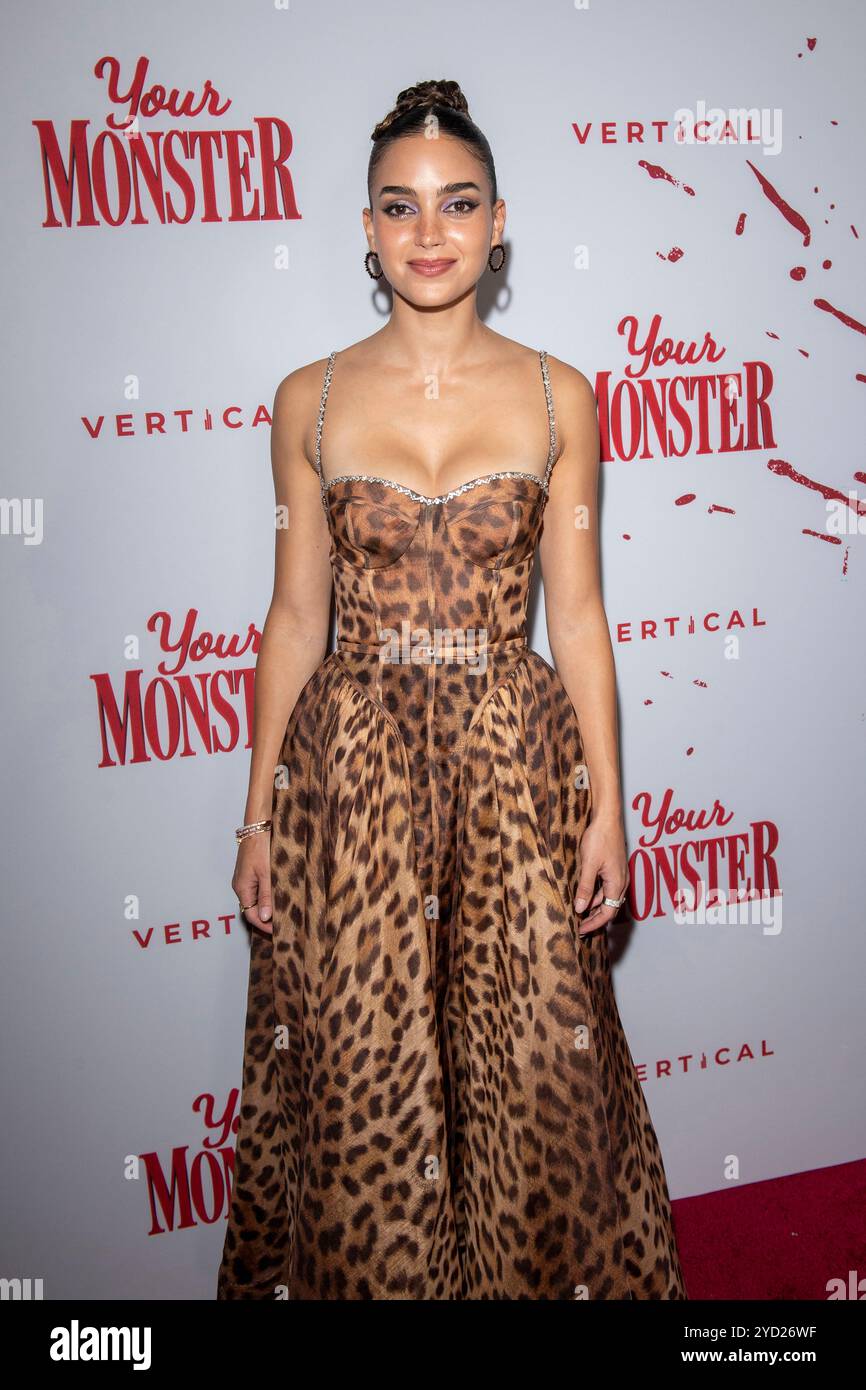 New York, États-Unis. 24 octobre 2024. NEW YORK, NEW YORK - 24 OCTOBRE : Melissa Barrera assiste à la première de 'Your Monster' New York au Metrograph le 24 octobre 2024 à New York. Crédit : Ron Adar/Alamy Live News Banque D'Images