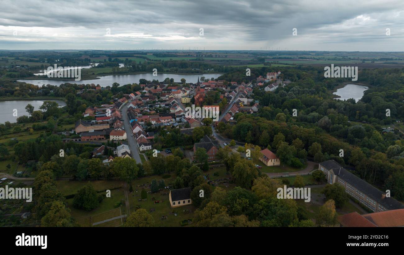 26 septembre 2024 : ville de Penkun Penkun Mecklembourg - Poméranie occidentale *** 26 09 2024 ville de Penkun Penkun Mecklembourg Poméranie occidentale Allemagne Banque D'Images