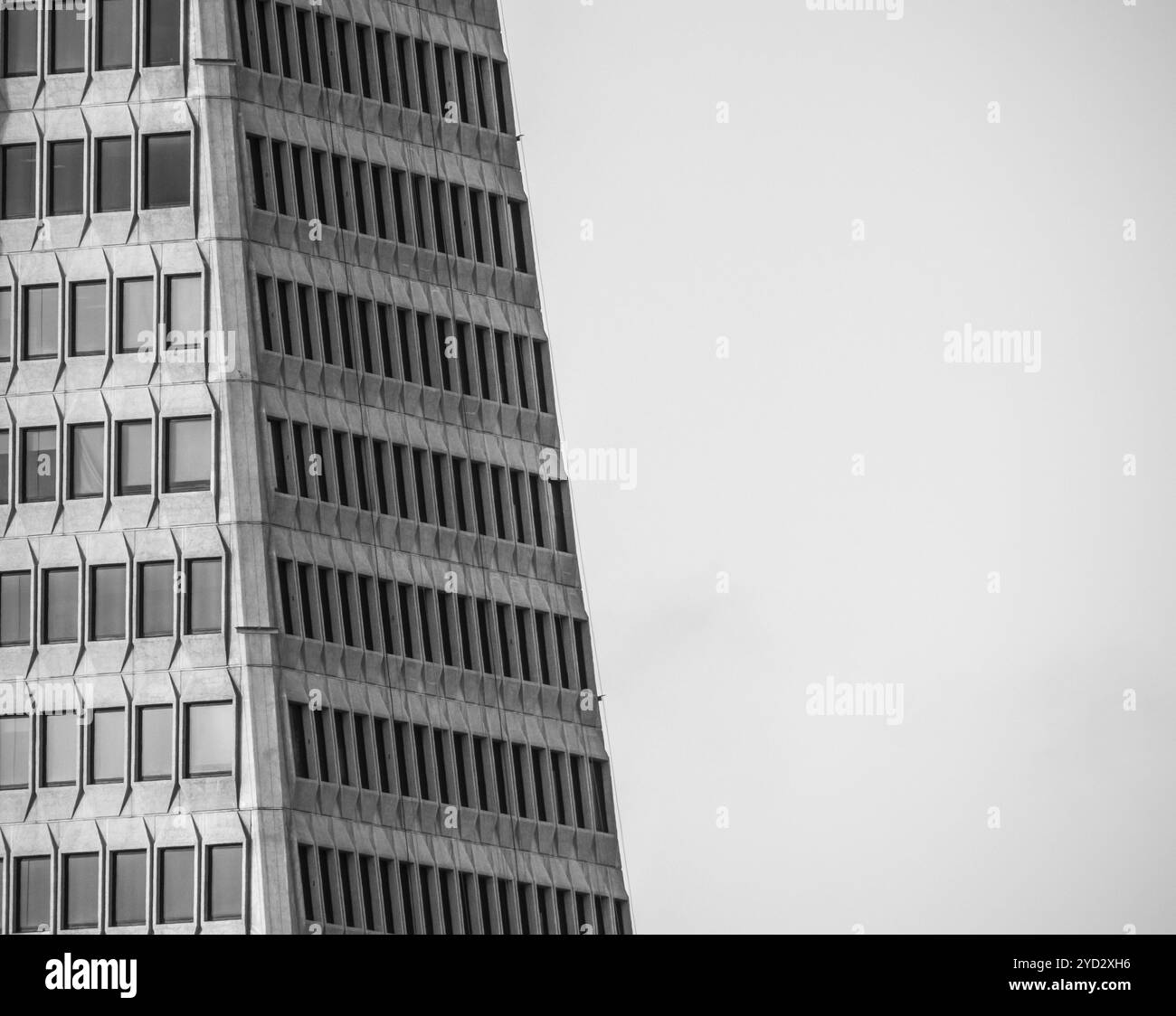 Résumé détail d'Un gratte-ciel contemporain Banque D'Images