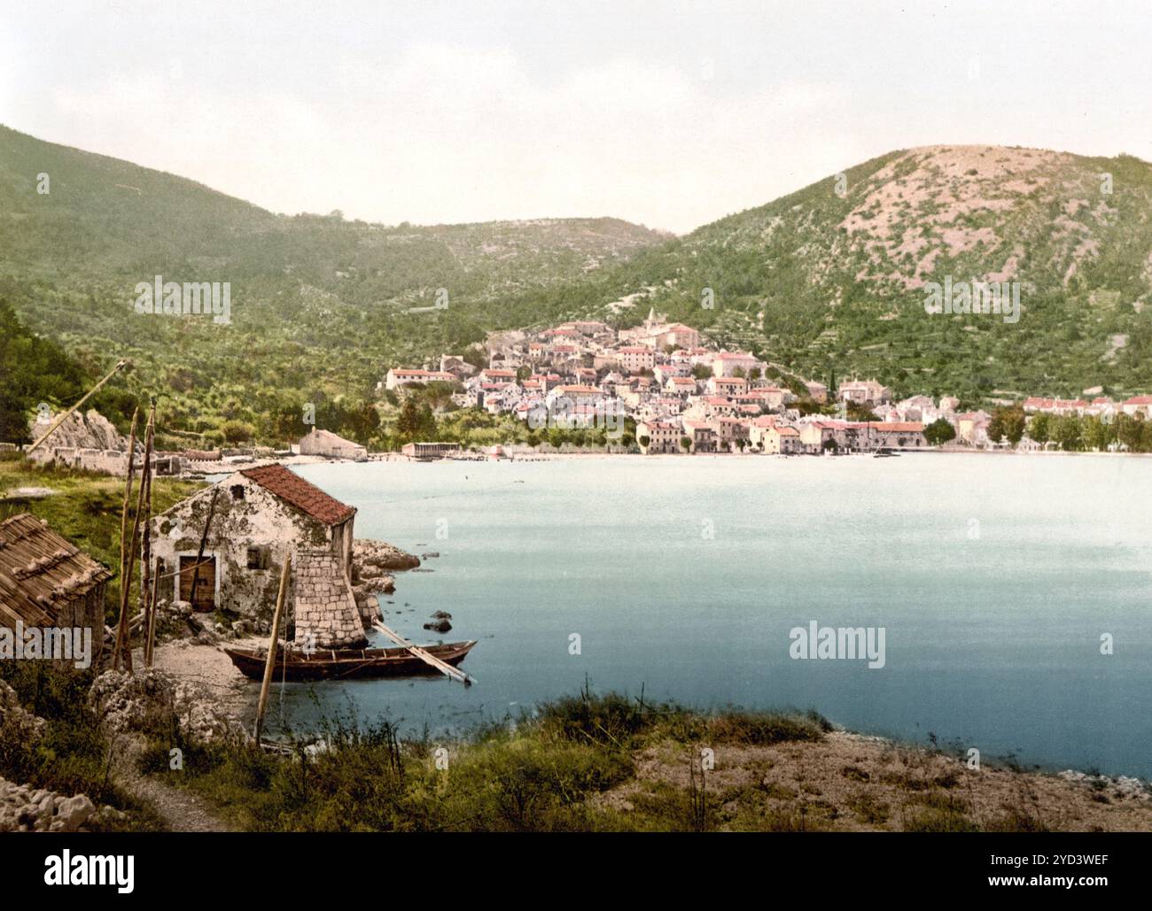 Bucarri, Buccari, aus dem Osten, Kroatien, Österreich-Ungarn, Digital restaurierte Reproduktion von einem original aus dem 19. Jahrhundert, Aufnahmedatum nicht angegeben, de l'est, Croatie, Australie-Hongrie , reproduction restaurée numériquement à partir d'un original du xixe siècle, date d'enregistrement non indiquée Banque D'Images Bucarri, Buccari, aus dem Osten, Kroatien, Österreich-Ungarn, Digital restaurierte Reproduktion von einem original aus dem 19. Jahrhundert, Aufnahmedatum nicht angegeben, de l'est, Croatie, Australie-Hongrie , reproduction restaurée numériquement à partir d'un original du xixe siècle, date d'enregistrement non indiquée Banque D'Images