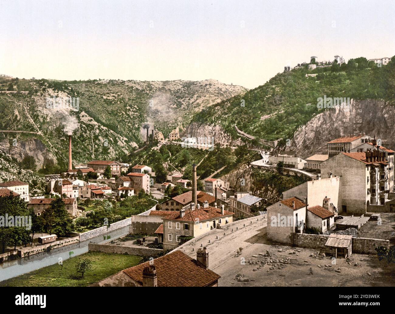 Fiume, heute Rijeka, Zwirthal, Kroatien, Österreich-Ungarn, Digital restaurierte Reproduktion eines Originals aus dem 19. Jahrhundert, Aufnahmedatum nicht angegeben, aujourd'hui Rijeka, Croatie, Australie-Hongrie, reproduction restaurée numériquement à partir d'un original du xixe siècle, date d'enregistrement non indiquée Banque D'Images Fiume, heute Rijeka, Zwirthal, Kroatien, Österreich-Ungarn, Digital restaurierte Reproduktion eines Originals aus dem 19. Jahrhundert, Aufnahmedatum nicht angegeben, aujourd'hui Rijeka, Croatie, Australie-Hongrie, reproduction restaurée numériquement à partir d'un original du xixe siècle, date d'enregistrement non indiquée Banque D'Images