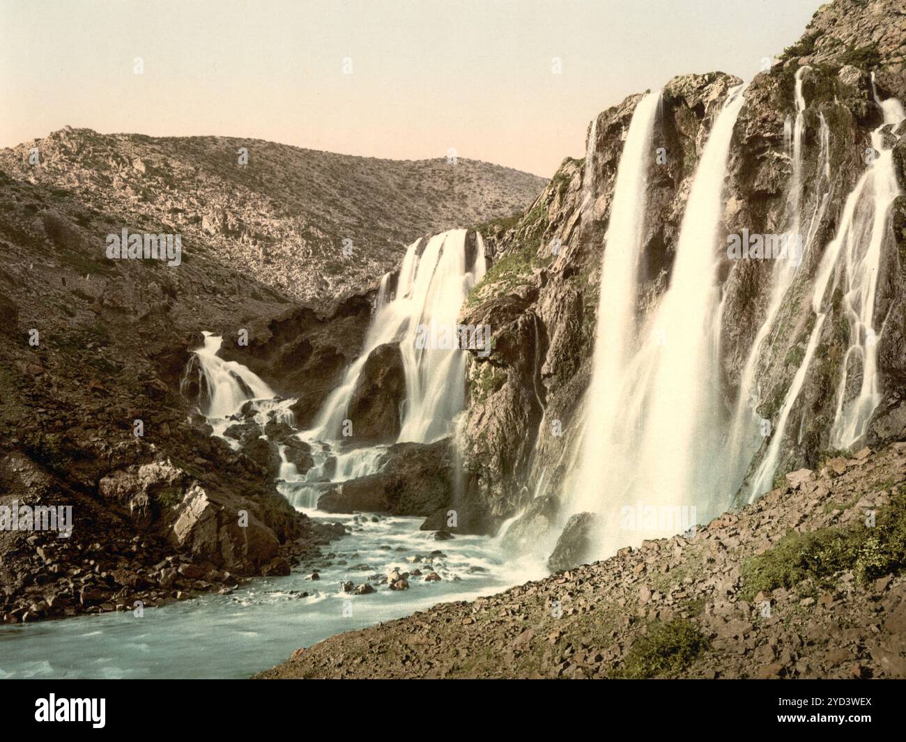 Kaskade, in der Nähe von Knin, Dalmatien, Kroatien, Österreich-Ungarn, digital restaurierte Reproduktion eines Originals aus dem 19. Jahrhundert, Aufnahmedatum nicht angegeben, Cascade, near Knin, Dalmatie, Croatie, Austro-Hongrie , reproduction restaurée numériquement à partir d'un original du XIXe siècle, date d'enregistrement non indiquée Banque D'Images Kaskade, in der Nähe von Knin, Dalmatien, Kroatien, Österreich-Ungarn, digital restaurierte Reproduktion eines Originals aus dem 19. Jahrhundert, Aufnahmedatum nicht angegeben, Cascade, near Knin, Dalmatie, Croatie, Austro-Hongrie , reproduction restaurée numériquement à partir d'un original du XIXe siècle, date d'enregistrement non indiquée Banque D'Images
