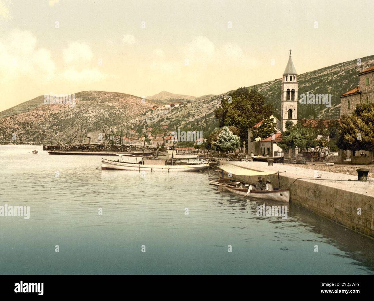 Gravosa, Dubrovnik, Bezirk Gruz, Uferpromenade, Dalmatien, Kroatien, Österreich-Ungarn, digital restaurierte Reproduktion eines Originals aus dem 19. Jahrhundert, Aufnahmedatum nicht angegeben, Dubrovnik, district de Gruz, front de mer, Dalmatie, Croatie, Austro-Hongrie , reproduction restaurée numériquement à partir d'un original du XIXe siècle, date d'enregistrement non indiquée Banque D'Images Gravosa, Dubrovnik, Bezirk Gruz, Uferpromenade, Dalmatien, Kroatien, Österreich-Ungarn, digital restaurierte Reproduktion eines Originals aus dem 19. Jahrhundert, Aufnahmedatum nicht angegeben, Dubrovnik, district de Gruz, front de mer, Dalmatie, Croatie, Austro-Hongrie , reproduction restaurée numériquement à partir d'un original du XIXe siècle, date d'enregistrement non indiquée Banque D'Images
