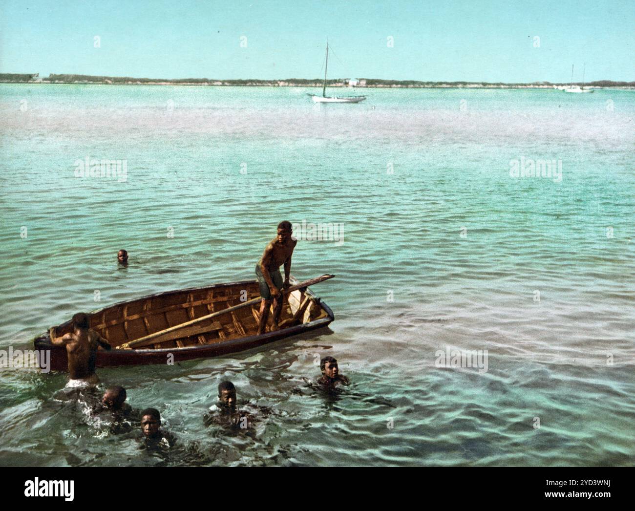 Tauchen nach Münzen, Nassau, Bahama-Inseln, digital restaurierte Reproduktion eines Originals aus dem 19. Jahrhundert, Aufnahmedatum nicht angegeben, plongée à la monnaie, Bahama Islands, reproduction restaurée numériquement à partir d'un original du XIXe siècle, date d'enregistrement non indiquée Banque D'Images Tauchen nach Münzen, Nassau, Bahama-Inseln, digital restaurierte Reproduktion eines Originals aus dem 19. Jahrhundert, Aufnahmedatum nicht angegeben, plongée à la monnaie, Bahama Islands, reproduction restaurée numériquement à partir d'un original du XIXe siècle, date d'enregistrement non indiquée Banque D'Images