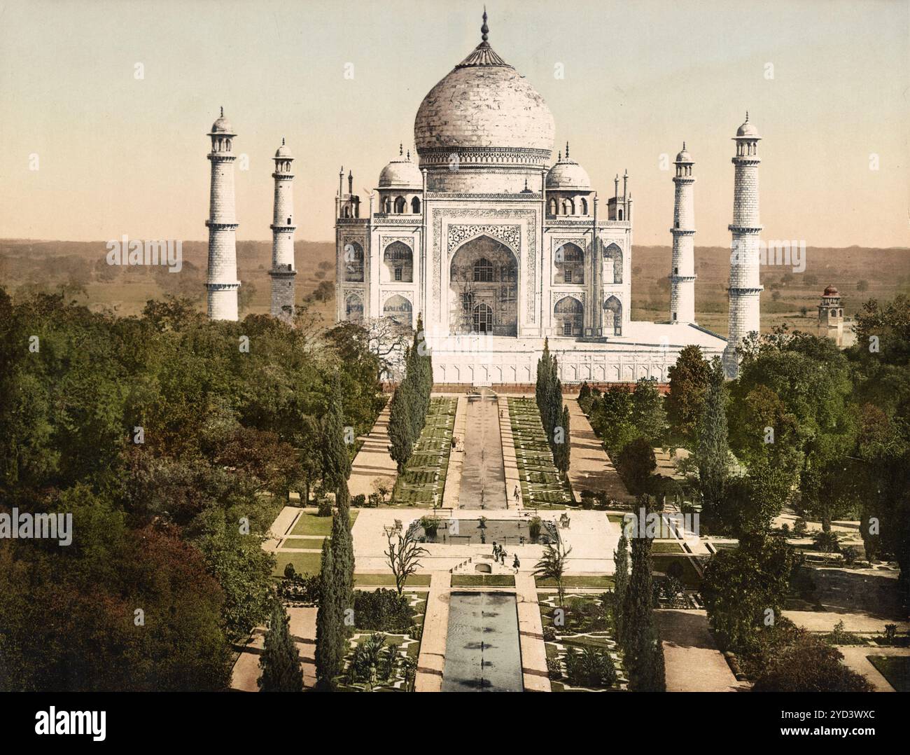 Agra. Taj Mahal, Indien, digital restaurierte Reproduktion eines Originals aus dem 19. Jahrhundert, Aufnahmedatum nicht angegeben, Inde, reproduction restaurée numériquement à partir d'un original du XIXe siècle, date d'enregistrement non indiquée Banque D'Images Agra. Taj Mahal, Indien, digital restaurierte Reproduktion eines Originals aus dem 19. Jahrhundert, Aufnahmedatum nicht angegeben, Inde, reproduction restaurée numériquement à partir d'un original du XIXe siècle, date d'enregistrement non indiquée Banque D'Images