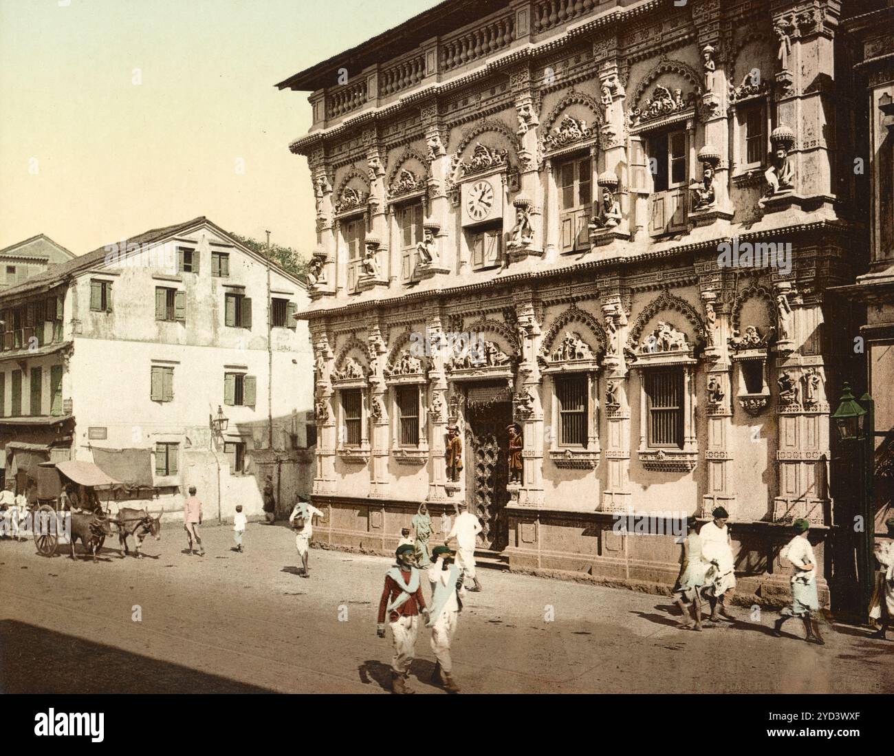 Bombay, Mumbai. Hindutempel in der Kalkadevi Road, Indien, digital restaurierte Reproduktion eines Originals aus dem 19. Jahrhundert, Aufnahmedatum nicht angegeben, Mumbai. Hindoo-temple dans la route de Kalkadevi, Inde, reproduction restaurée numériquement à partir d'un original du XIXe siècle, date d'enregistrement non indiquée Banque D'Images Bombay, Mumbai. Hindutempel in der Kalkadevi Road, Indien, digital restaurierte Reproduktion eines Originals aus dem 19. Jahrhundert, Aufnahmedatum nicht angegeben, Mumbai. Hindoo-temple dans la route de Kalkadevi, Inde, reproduction restaurée numériquement à partir d'un original du XIXe siècle, date d'enregistrement non indiquée Banque D'Images