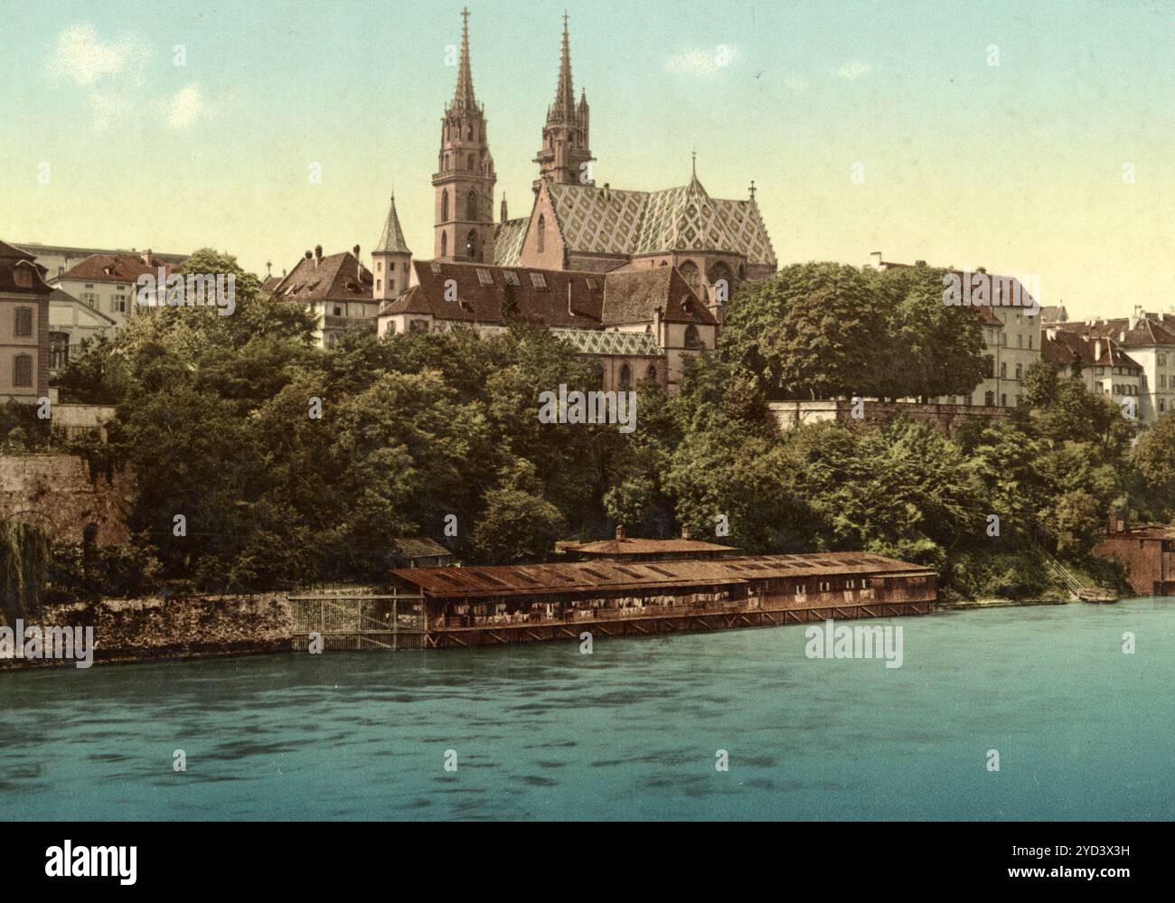 DAS Basler Münster, Basler Münster in Basel, Basel, Schweiz, digital restaurierte Reproduktion eines Originals aus dem 19. Jahrhundert, Aufnahmedatum nicht angegeben, l'église Basel Minster, Basler Münster at Basel, Bâle, Suisse, reproduction restaurée numériquement à partir d'un original du XIXe siècle, date d'enregistrement non indiquée Banque D'Images DAS Basler Münster, Basler Münster in Basel, Basel, Schweiz, digital restaurierte Reproduktion eines Originals aus dem 19. Jahrhundert, Aufnahmedatum nicht angegeben, l'église Basel Minster, Basler Münster at Basel, Bâle, Suisse, reproduction restaurée numériquement à partir d'un original du XIXe siècle, date d'enregistrement non indiquée Banque D'Images