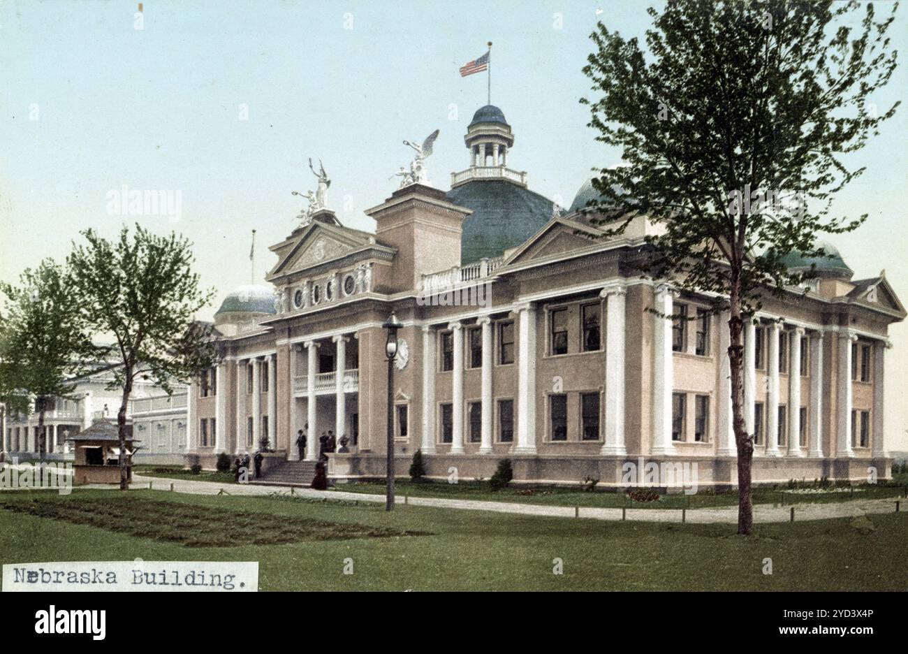 Die TRANS-Mississippi et International exposition War eine Weltausstellung, die vom 1. Juni bis 1. Novembre 1898 à Omaha, Nebraska, stattfand, Nebraska Building, digital restaurierte Reproduktion eines Originals aus dem 19. Jahrhundert, Aufnahmedatum nicht angegeben, The TRANS-Mississippi and International exposition est une exposition universelle qui s'est tenue à Omaha du 1er juin au 1er novembre 1898, reproduction restaurée numériquement à partir d'un original du XIXe siècle, date d'enregistrement non indiquée Banque D'Images Die TRANS-Mississippi et International exposition War eine Weltausstellung, die vom 1. Juni bis 1. Novembre 1898 à Omaha, Nebraska, stattfand, Nebraska Building, digital restaurierte Reproduktion eines Originals aus dem 19. Jahrhundert, Aufnahmedatum nicht angegeben, The TRANS-Mississippi and International exposition est une exposition universelle qui s'est tenue à Omaha du 1er juin au 1er novembre 1898, reproduction restaurée numériquement à partir d'un original du XIXe siècle, date d'enregistrement non indiquée Banque D'Images